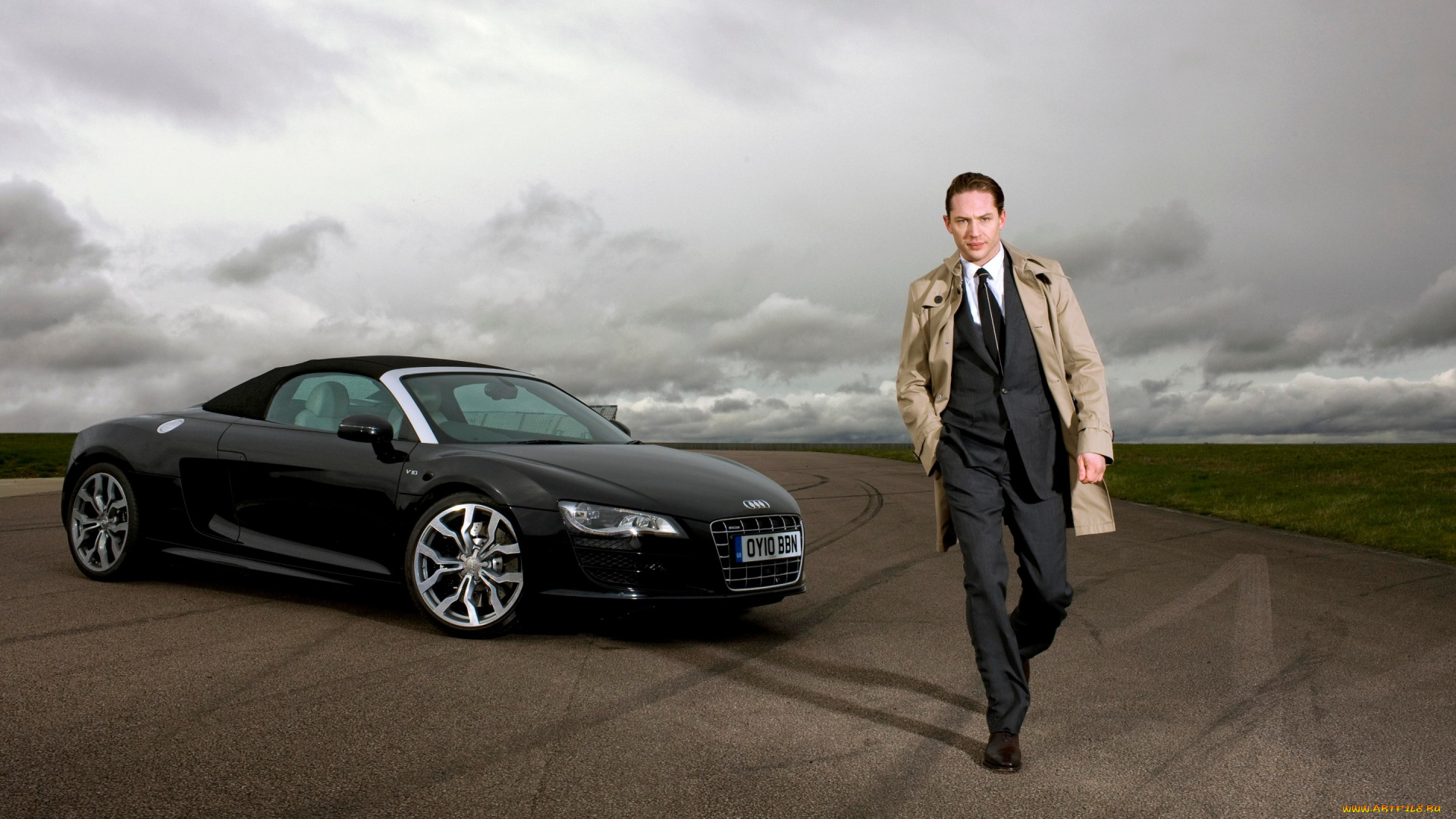 мужчины, tom, hardy, ауди, r8, audi, актер, том, хорди, tom, hardy