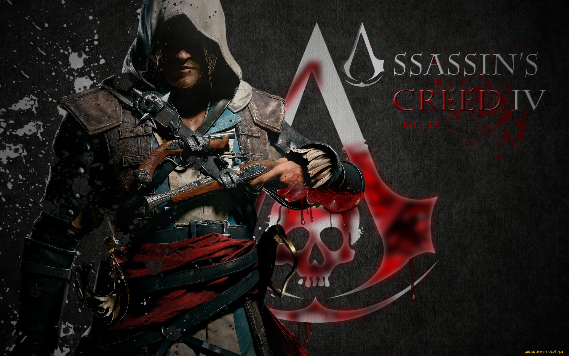 видео, игры, assassin`s, creed, iv, , black, flag, персонаж