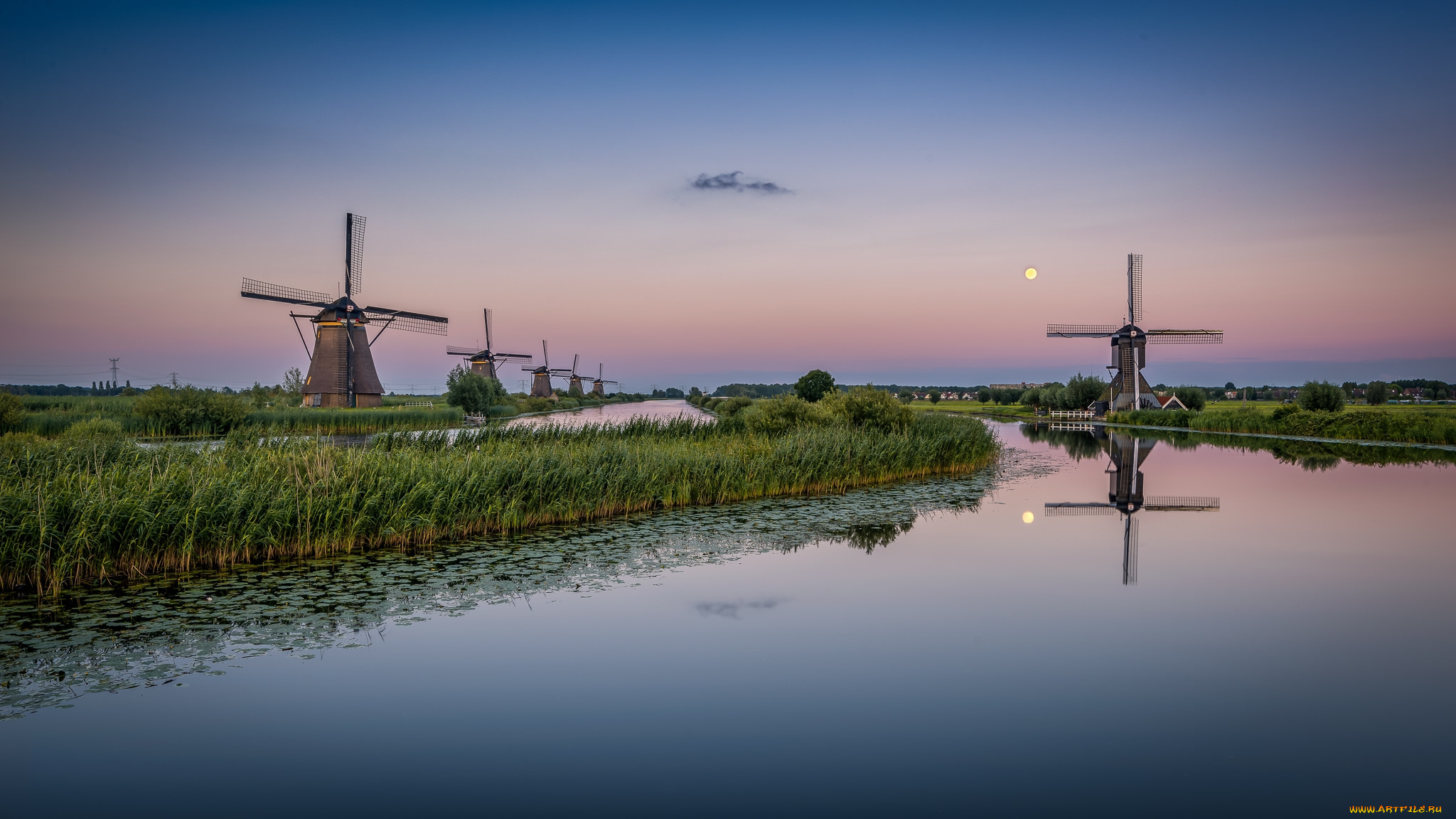 разное, мельницы, пейзаж, ветряк