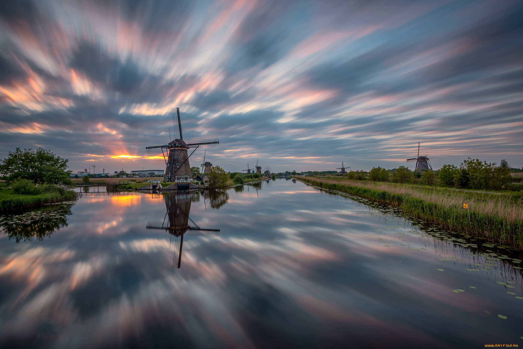 разное, мельницы, пейзаж, ветряк