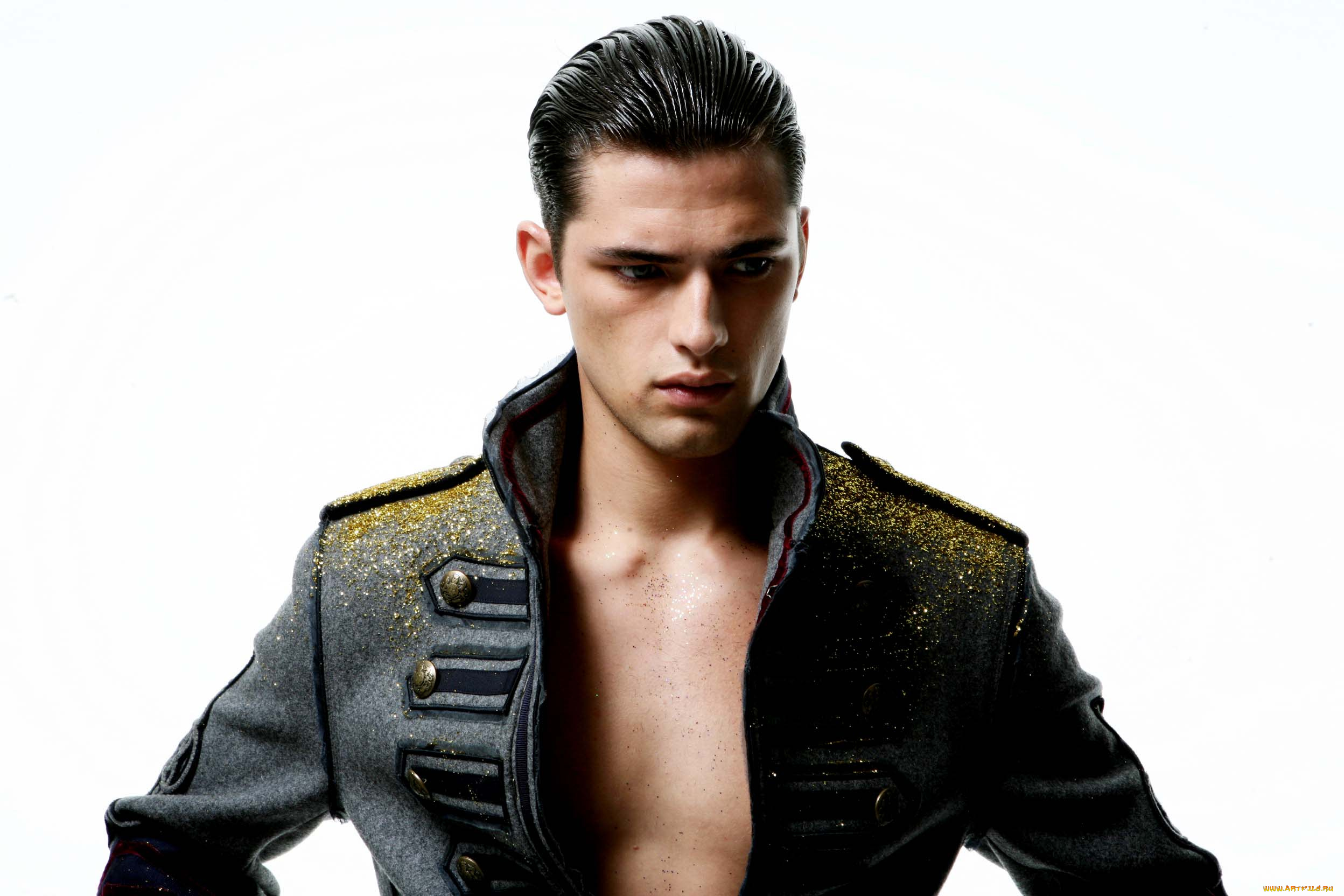 sean, opry, мужчины, блестки, пальто, торс, модель, парень