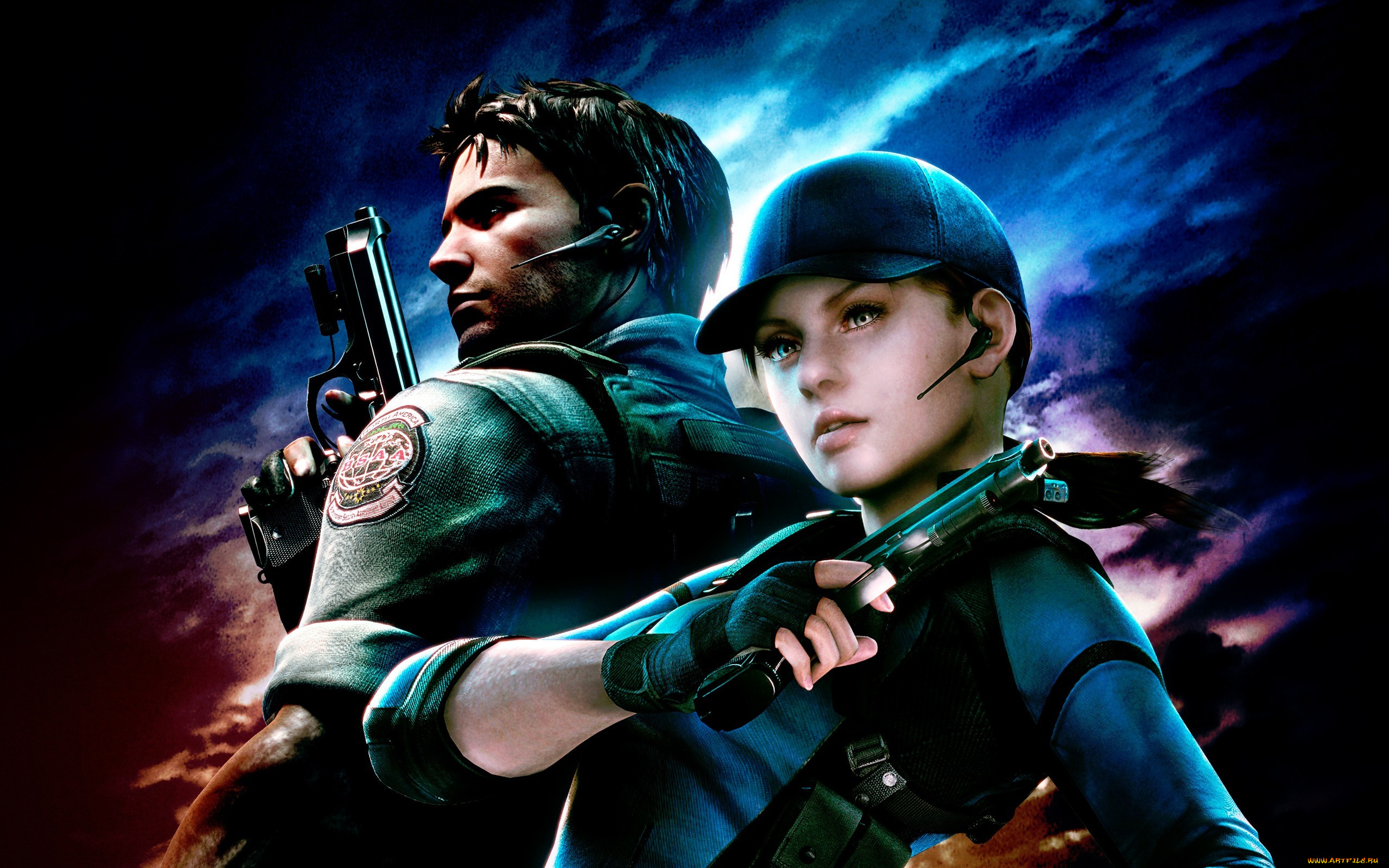 видео, игры, resident, evil, 5, chris, redfield, jill, valentine, 5, resident, evil