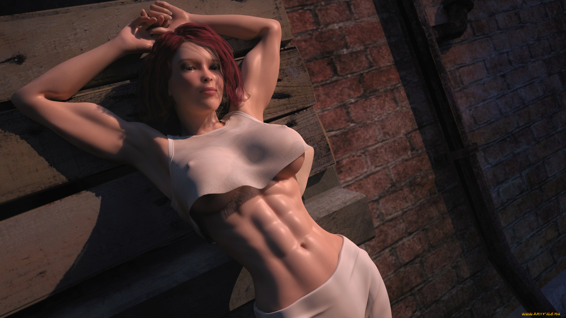 3д, графика, люди, , people, фон, взгляд, девушка