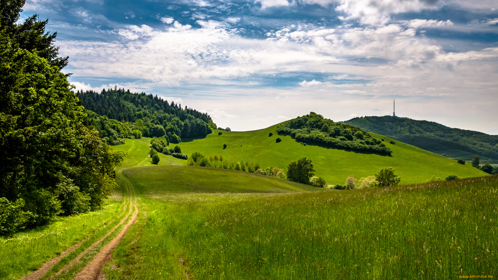 природа, дороги, тракт