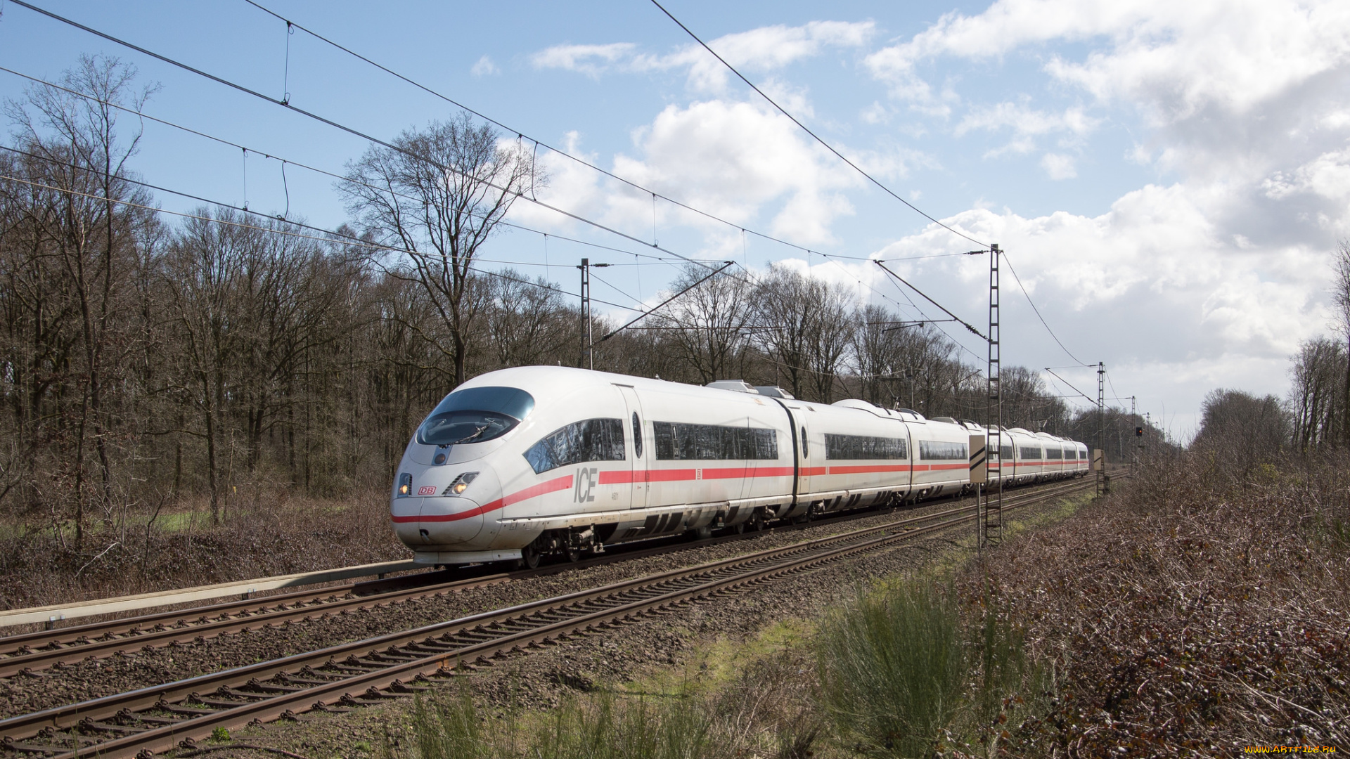 техника, электровозы, рельсы, локомотив, состав