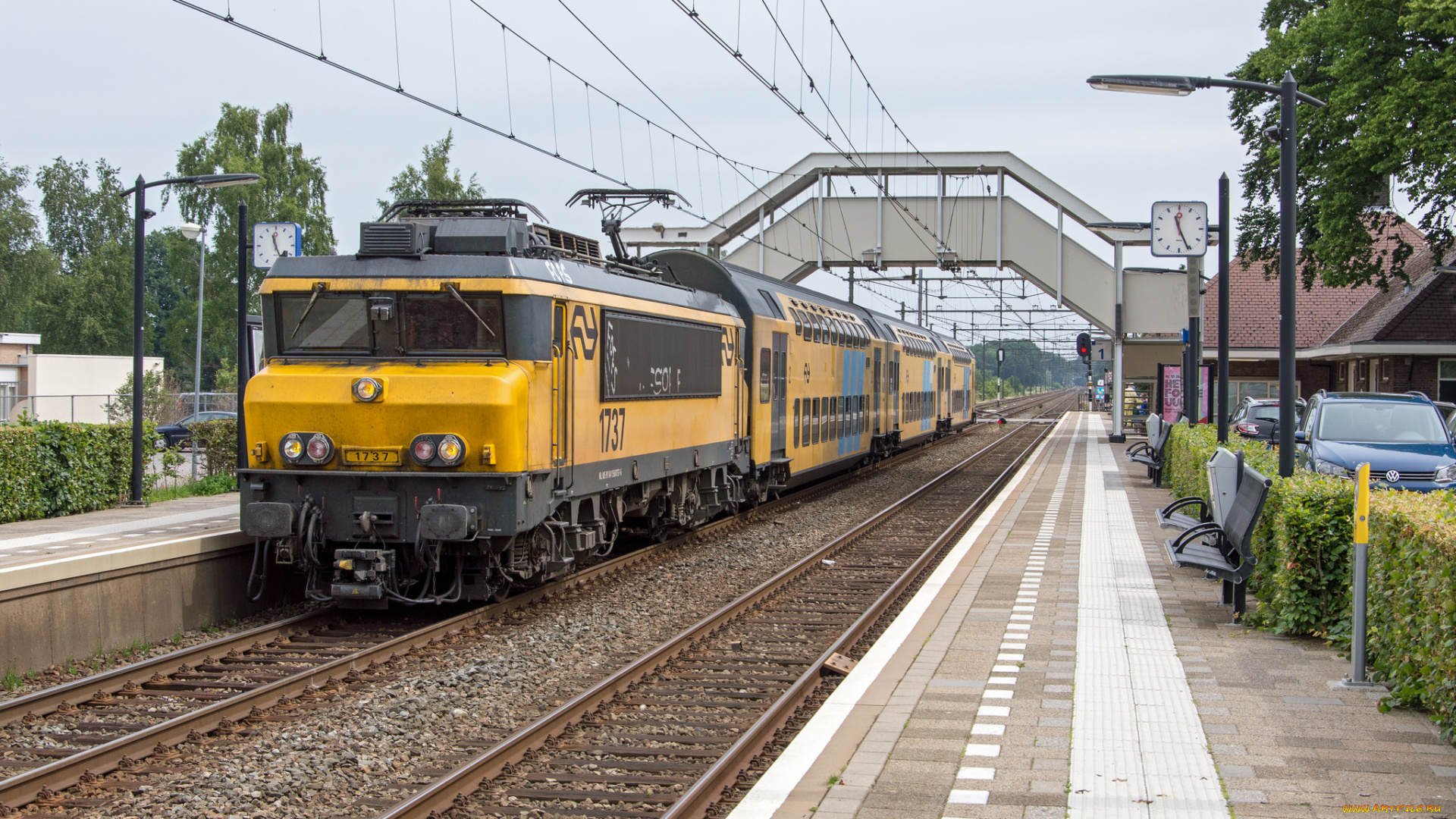 техника, электровозы, состав, локомотив, рельсы