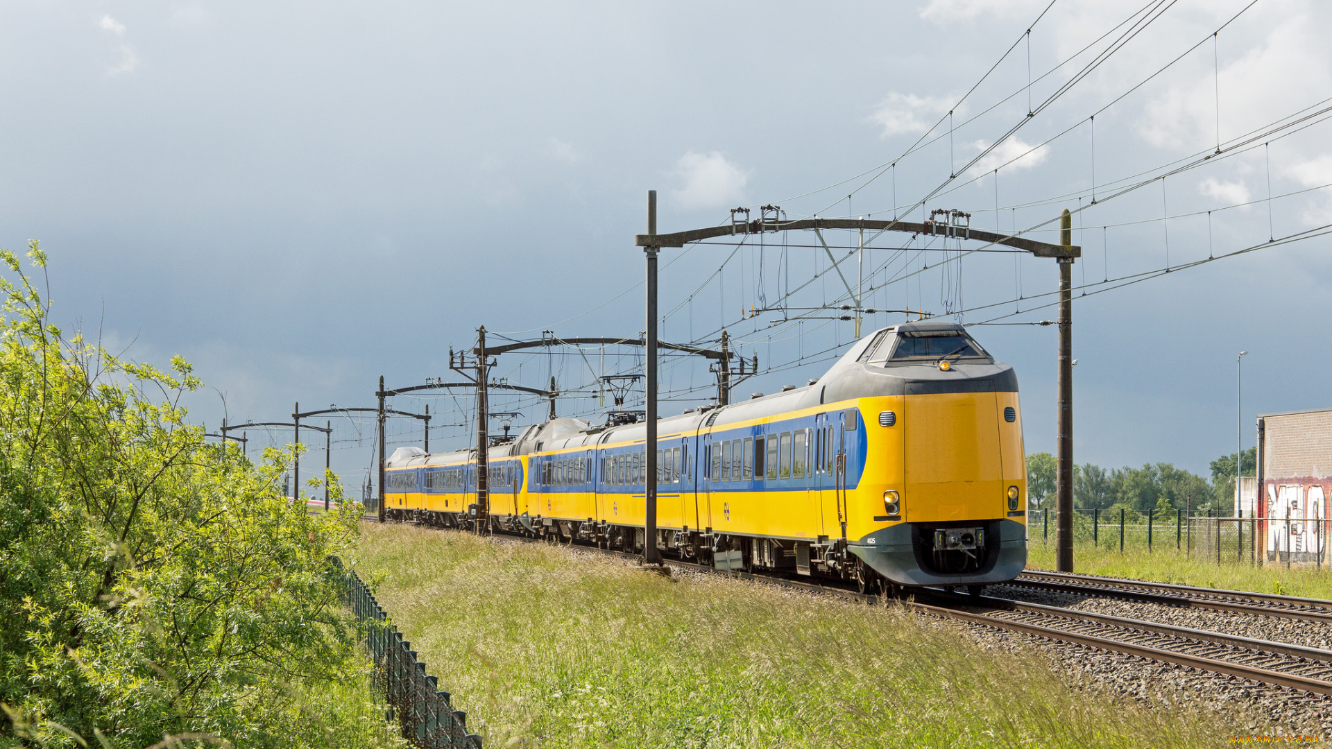 техника, электровозы, состав, локомотив, рельсы