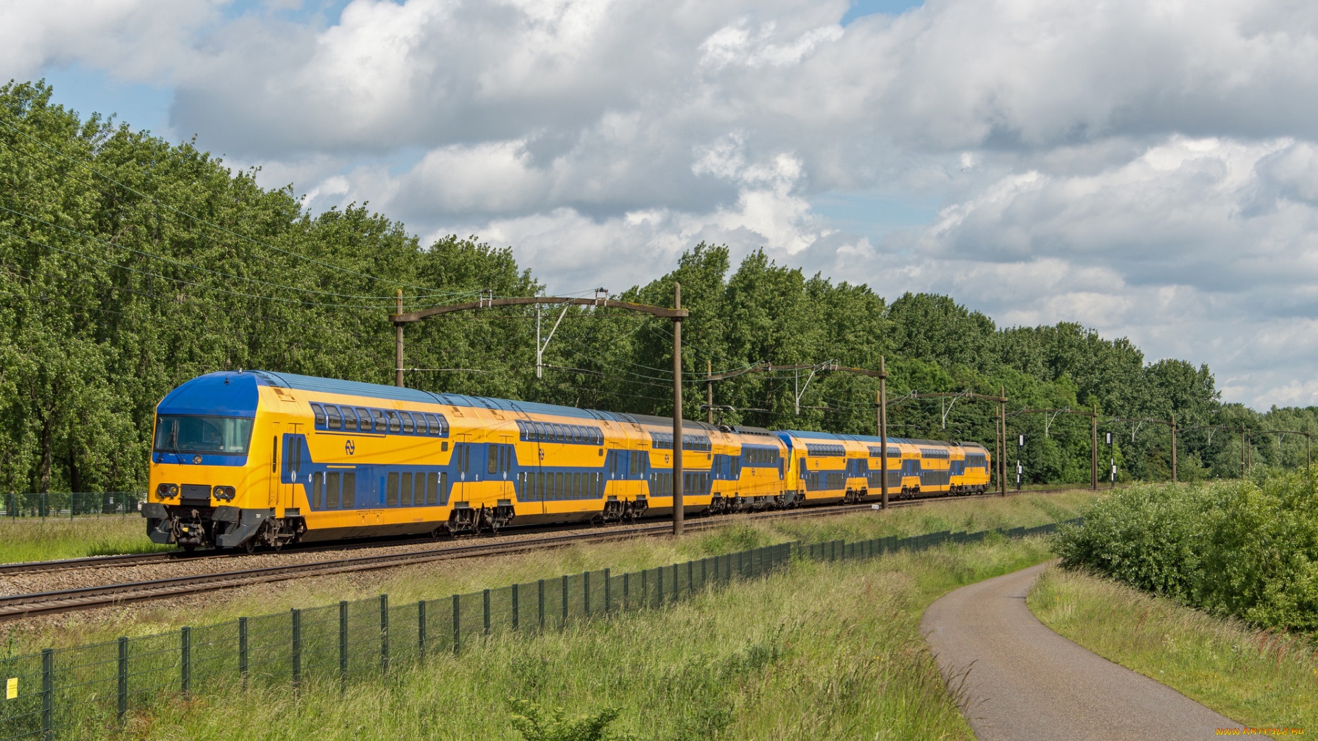 техника, электровозы, состав, локомотив, рельсы