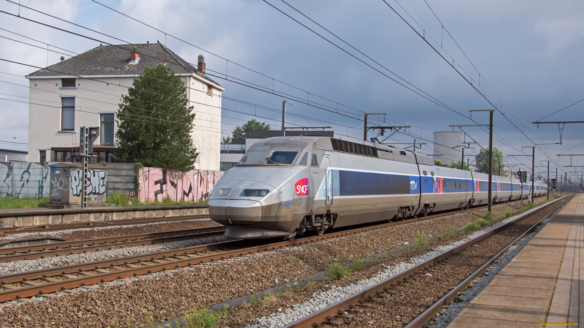 техника, электровозы, состав, локомотив, рельсы