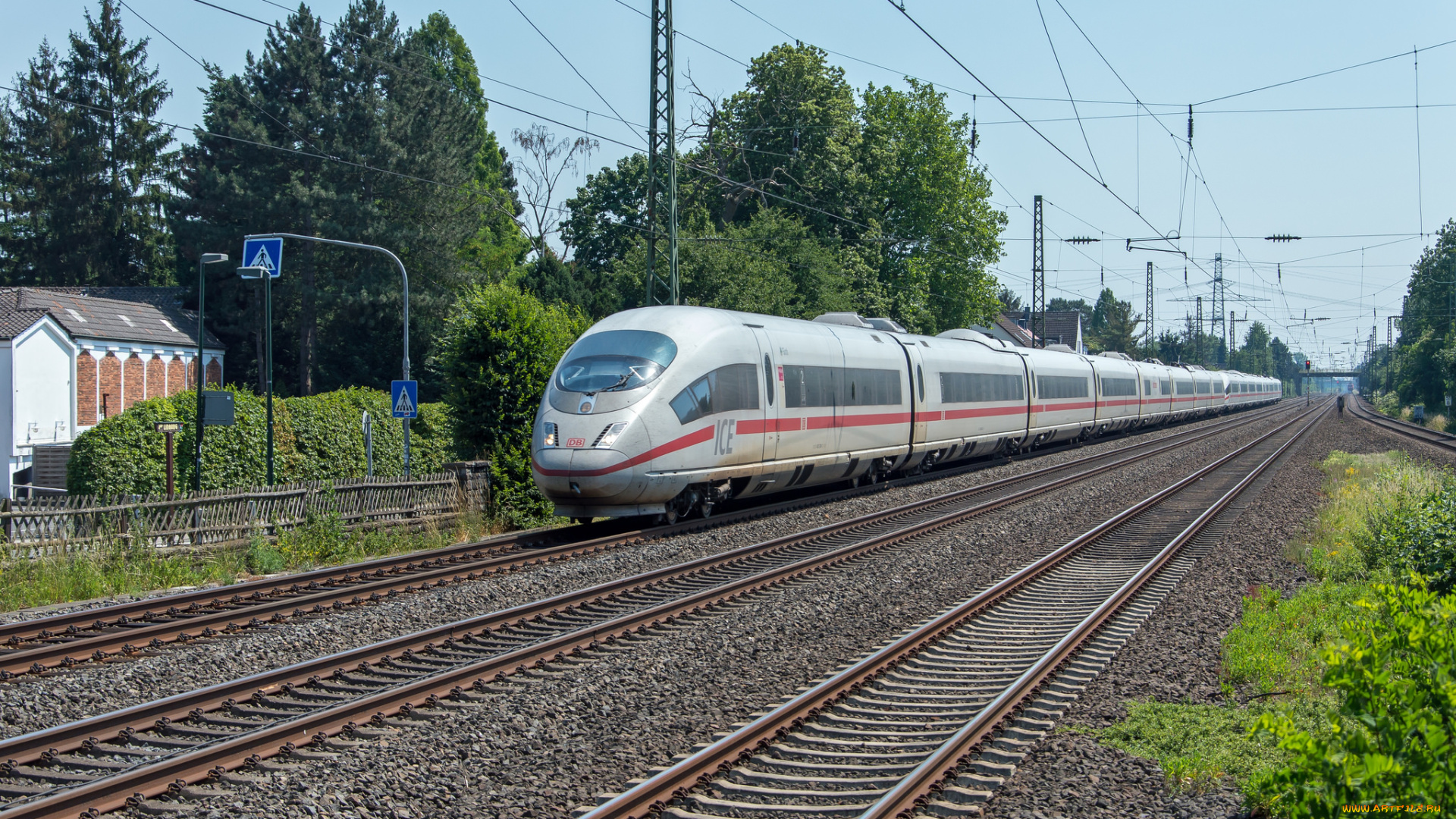 техника, поезда, состав, локомотив, рельсы