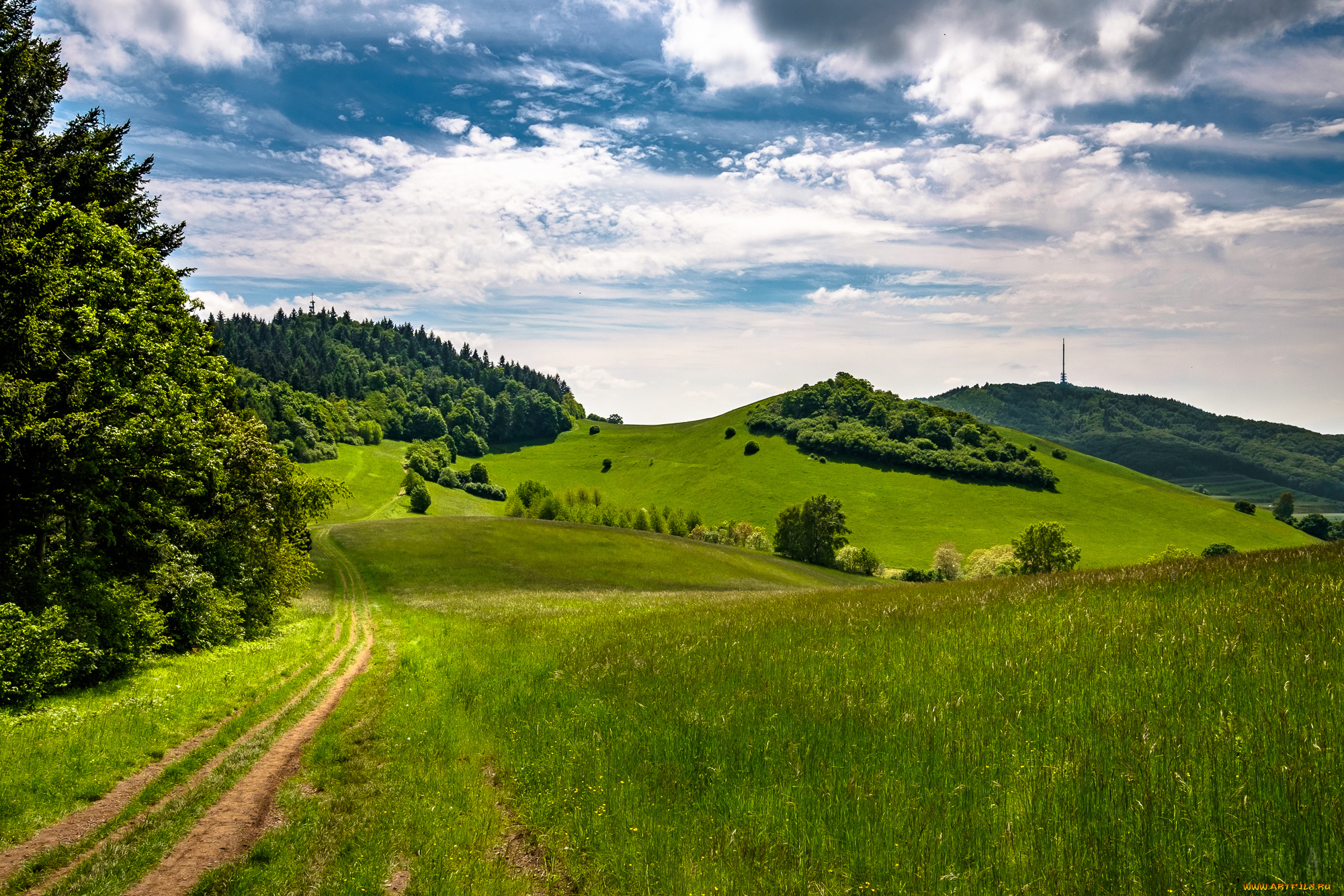 природа, дороги, тракт