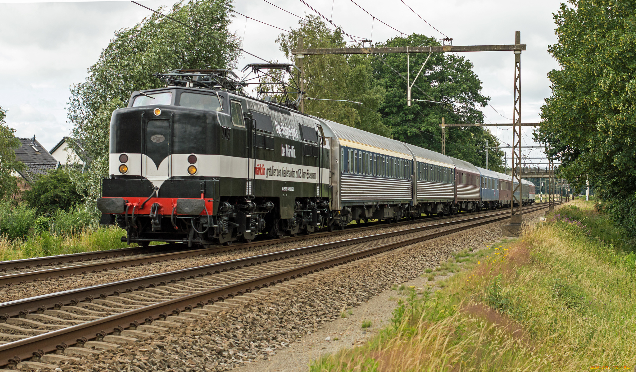 техника, электровозы, состав, локомотив, рельсы