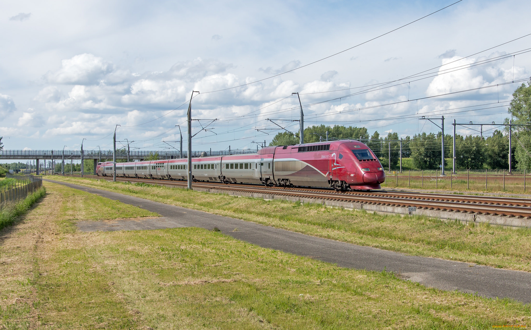 техника, поезда, состав, локомотив, рельсы