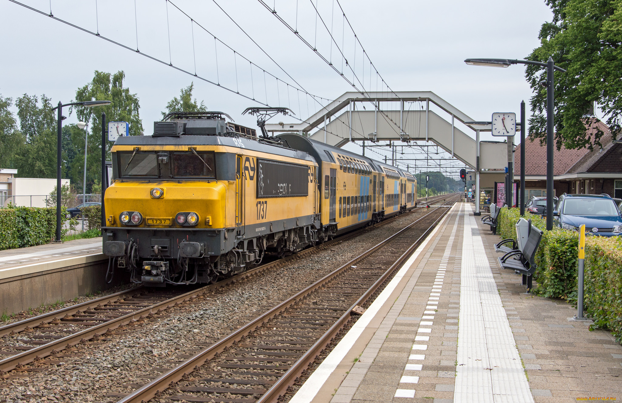 техника, электровозы, состав, локомотив, рельсы