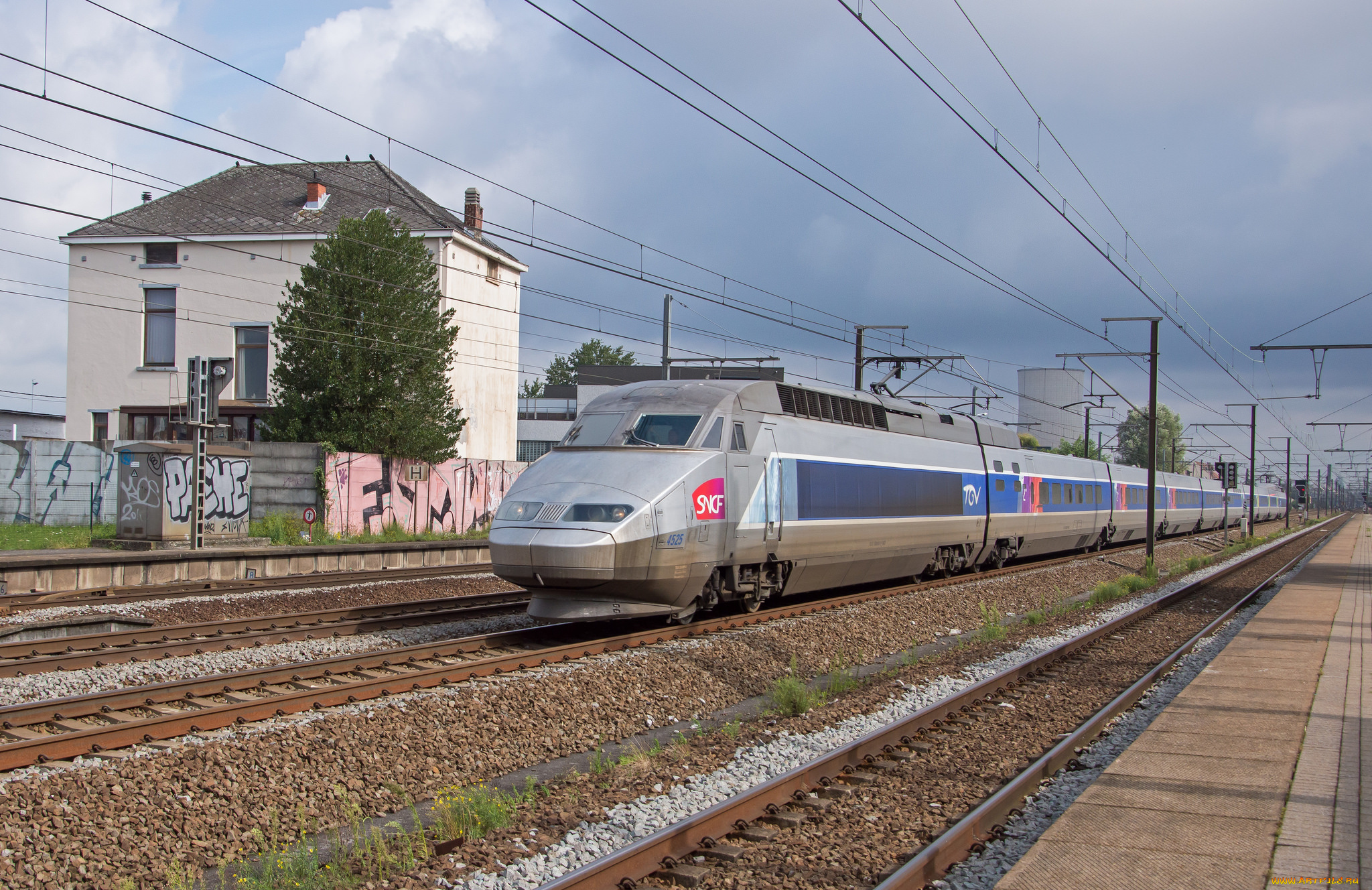 техника, электровозы, состав, локомотив, рельсы