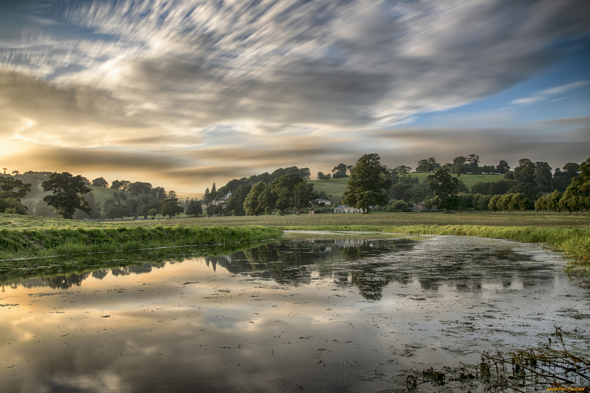 природа, реки, озера, река, лес