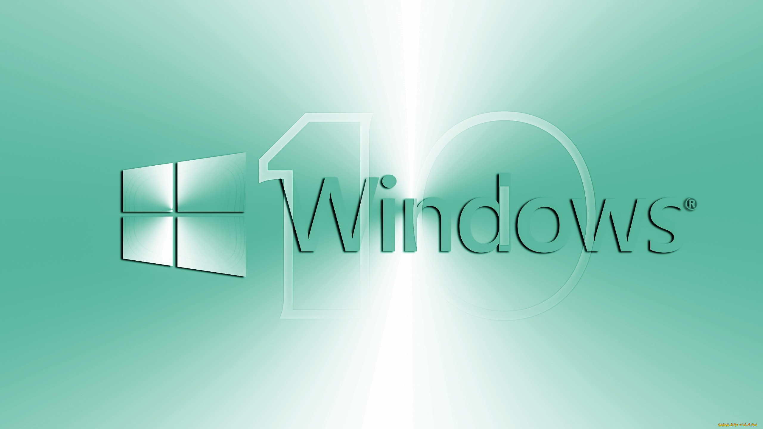 компьютеры, windows, 10, фон, логотип