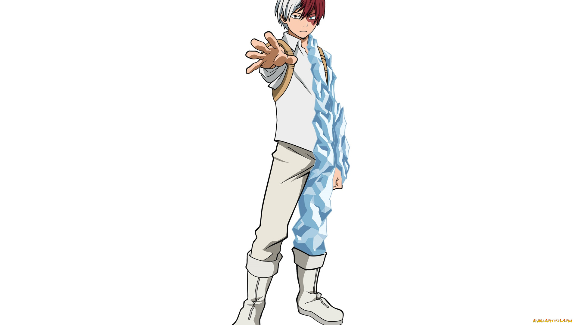 аниме, boku, no, hero, academia, тодороки, шото