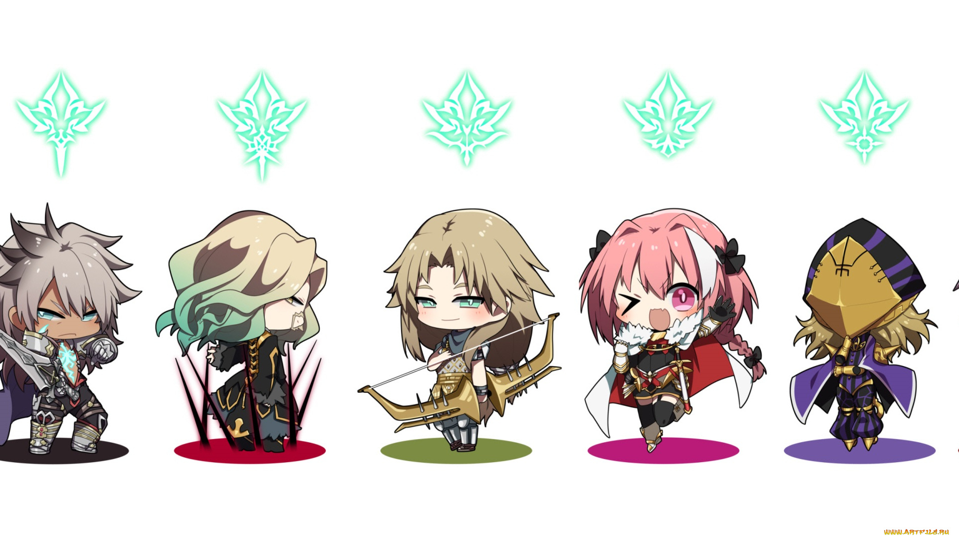 аниме, fate, stay, night, малыши