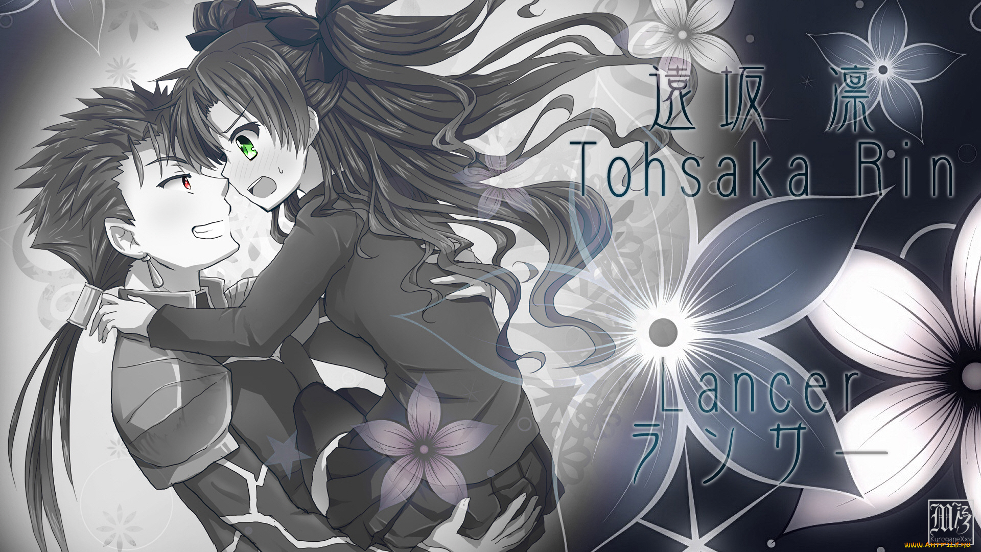 аниме, fate, stay, night, парочка