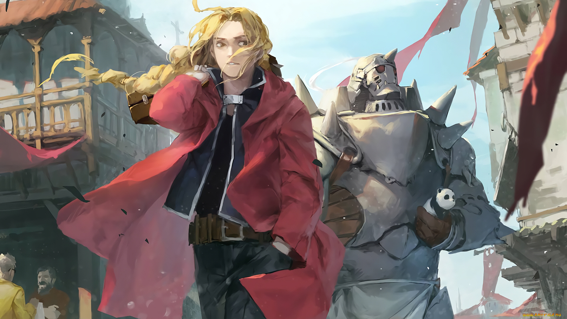 аниме, fullmetal, alchemist, стальной, алхимик