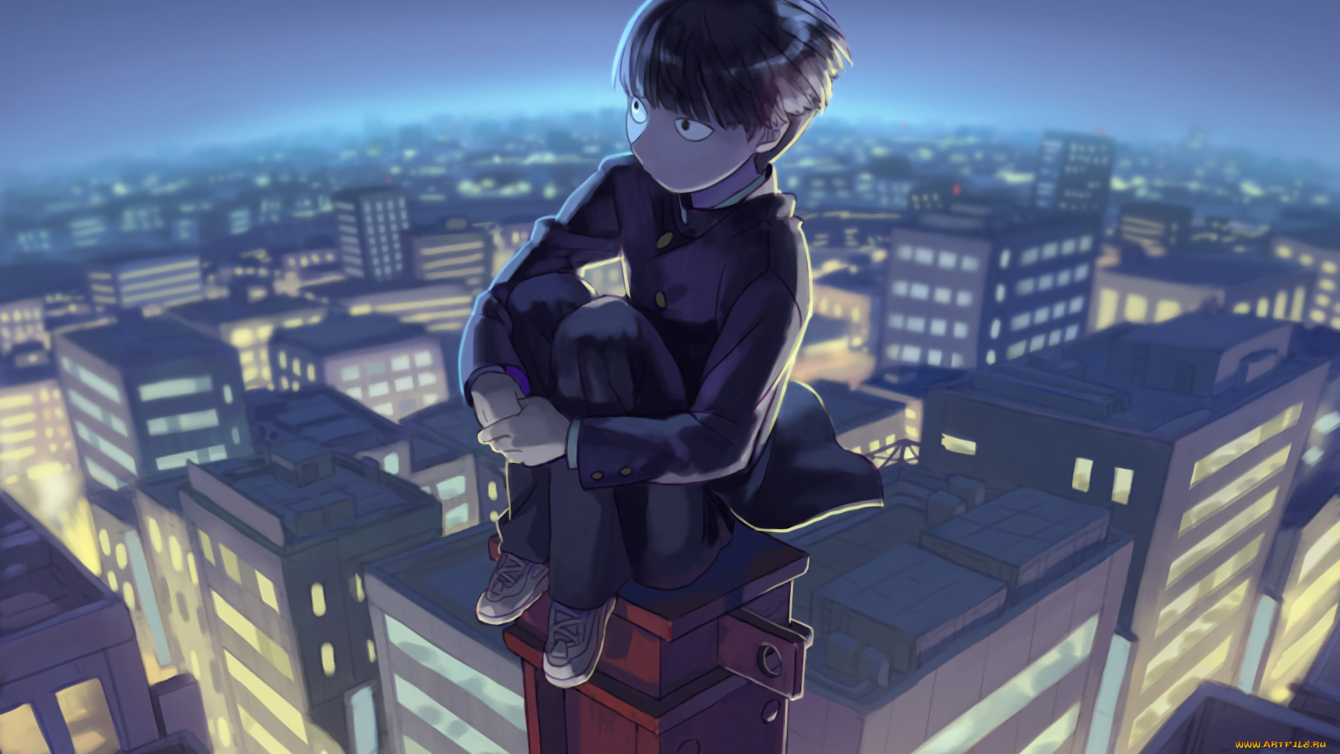 аниме, mob, psycho, 100, моб, психо, 100