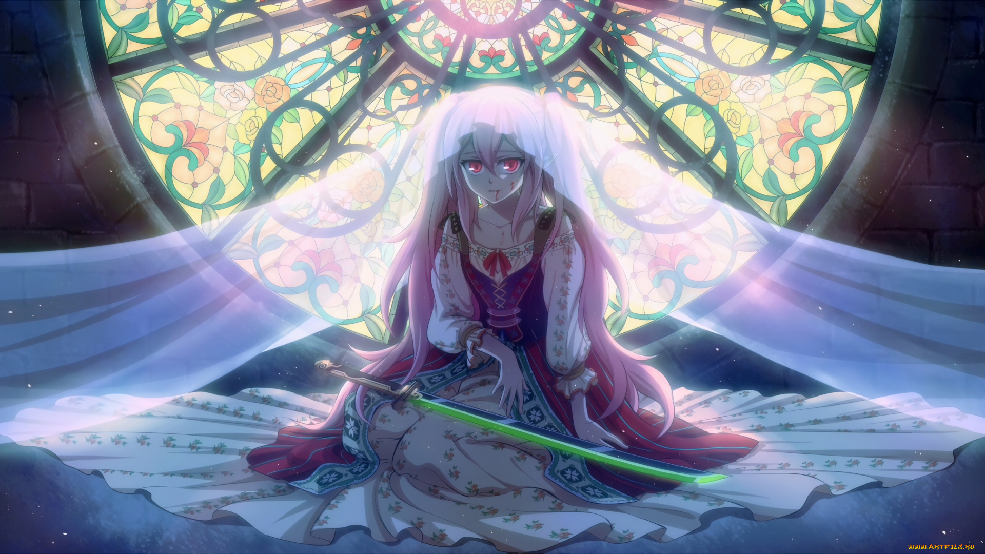 аниме, owari, no, seraph, девушка