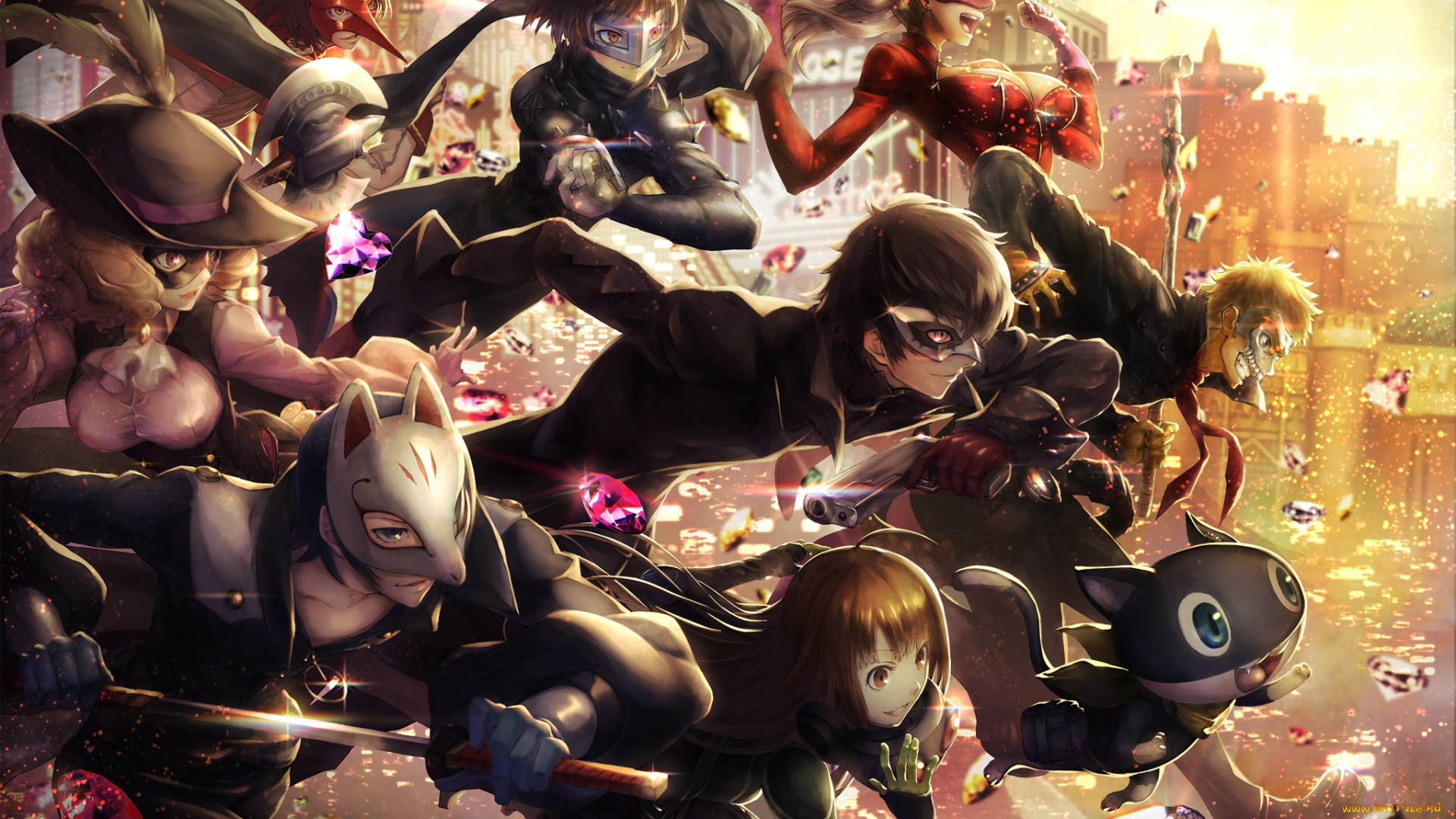 аниме, persona, 5