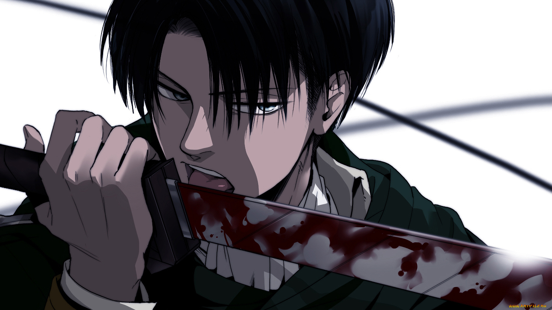 аниме, shingeki, no, kyojin, атака, титанов