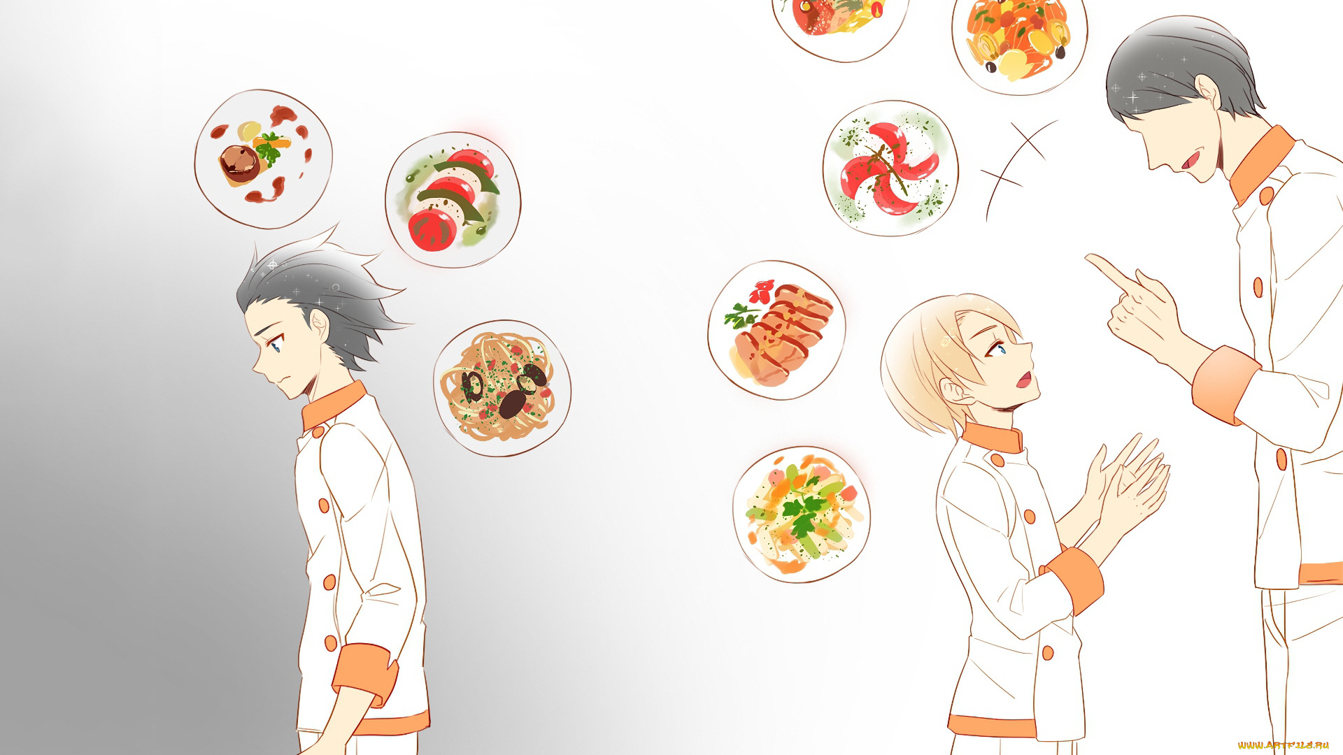 аниме, shokugeki, no, soma, дети