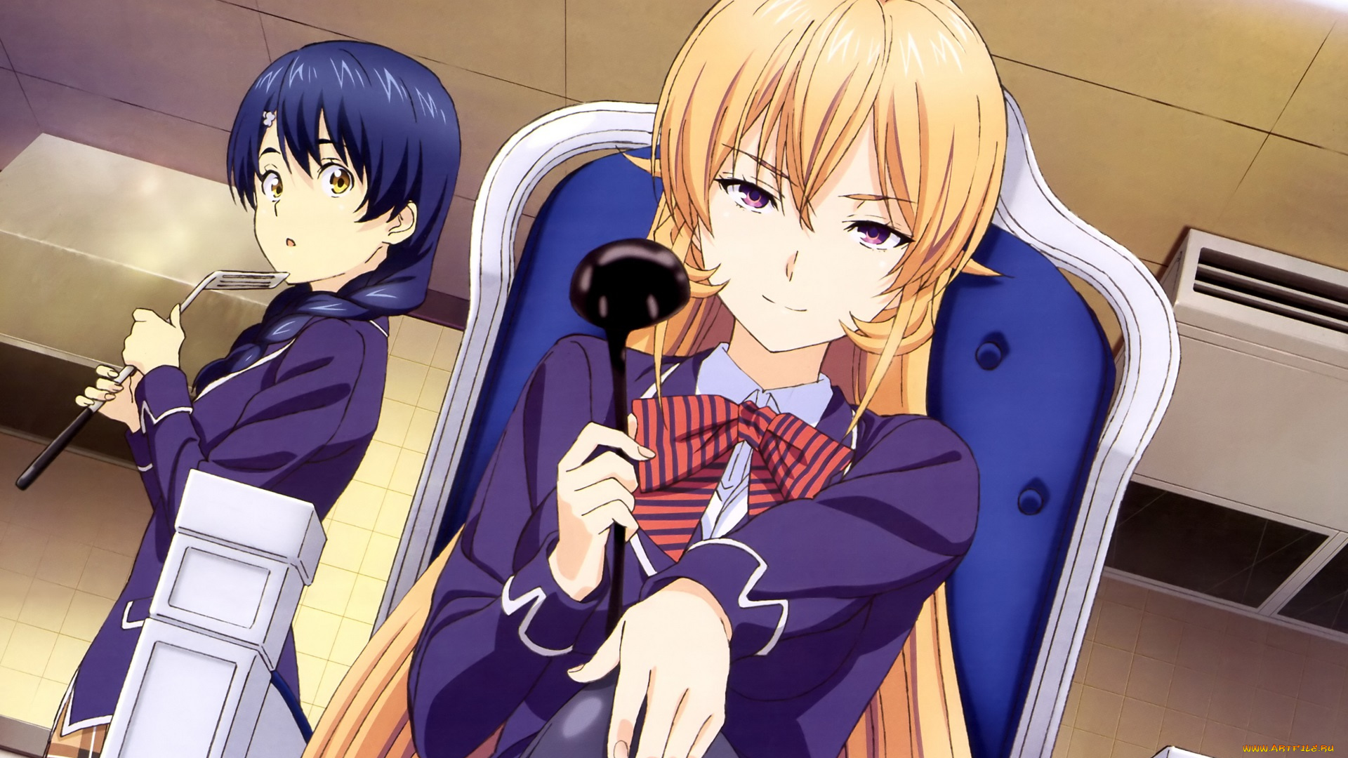 аниме, shokugeki, no, soma, девушки