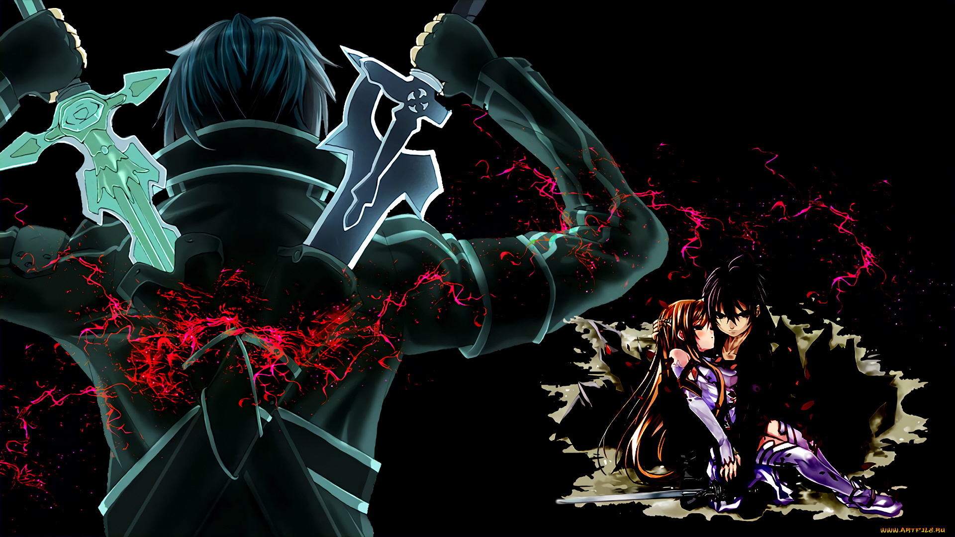 аниме, sword, art, online, мастера, меча, онлайн
