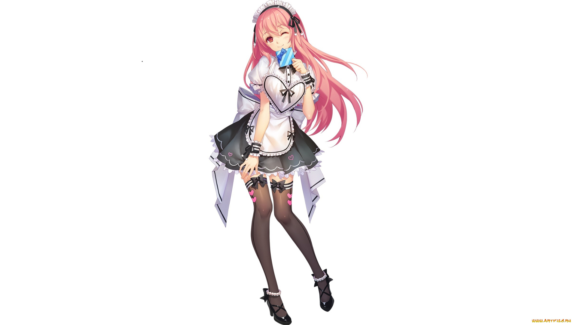 аниме, unknown, , другое, взгляд, девушка, фон