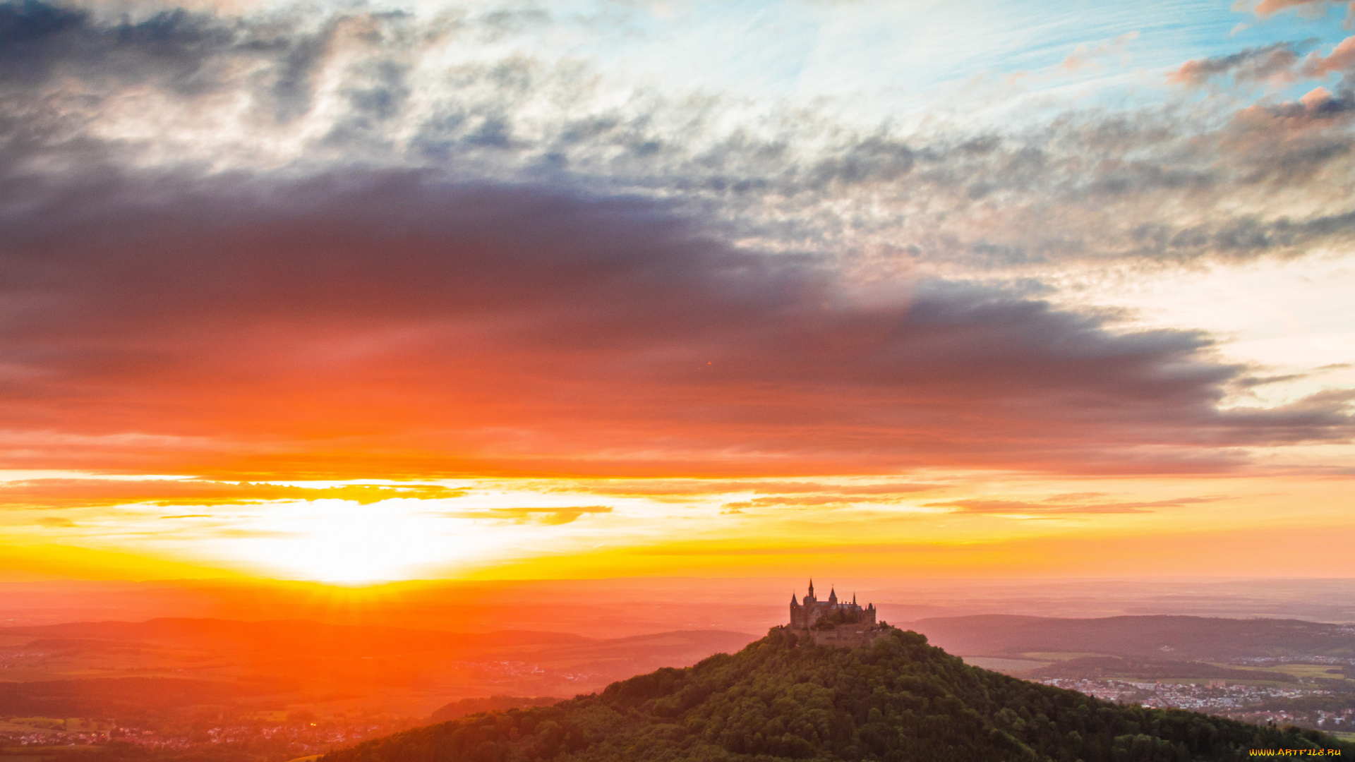 природа, восходы, закаты, закат