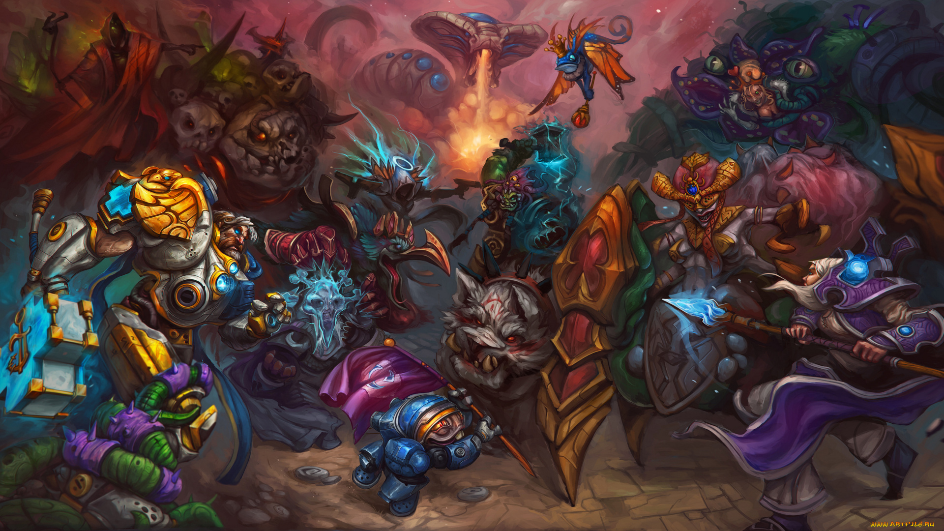 видео, игры, heroes, of, the, storm, heroes, of, the, storm, action, онлайн, ролевая