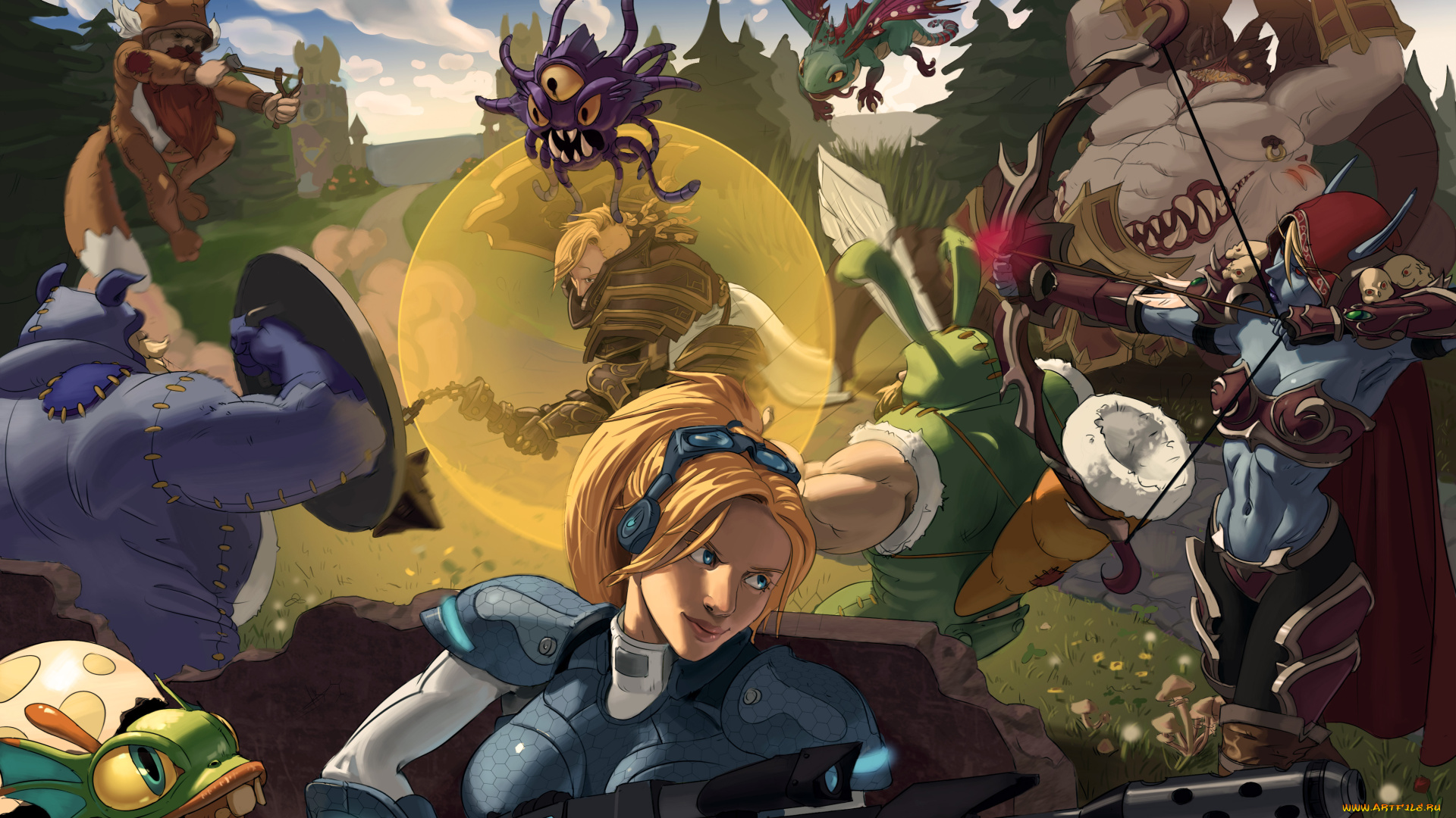 видео, игры, heroes, of, the, storm, онлайн, action, ролевая, heroes, of, the, storm