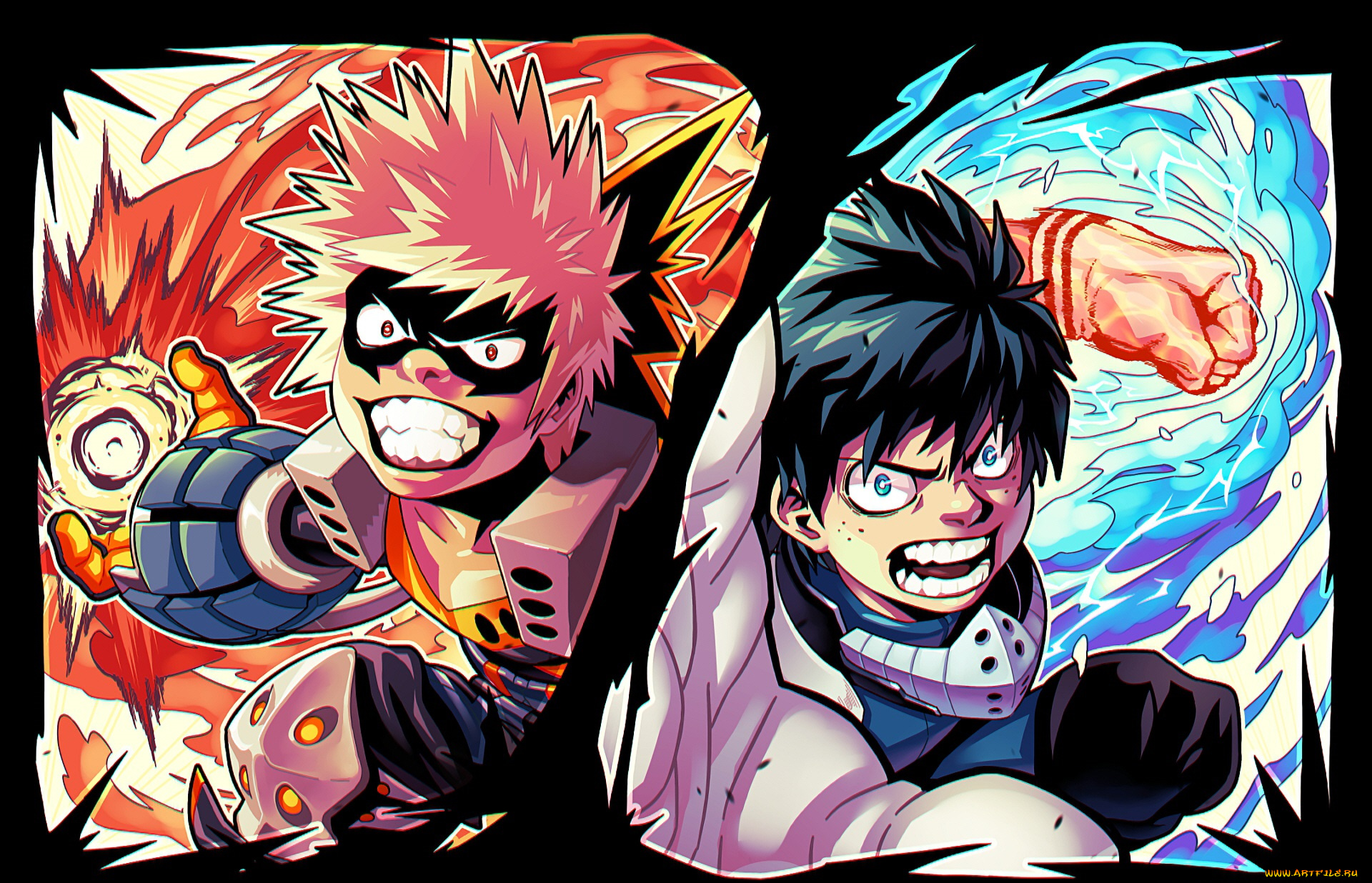 аниме, boku, no, hero, academia, моя, геройская, академия