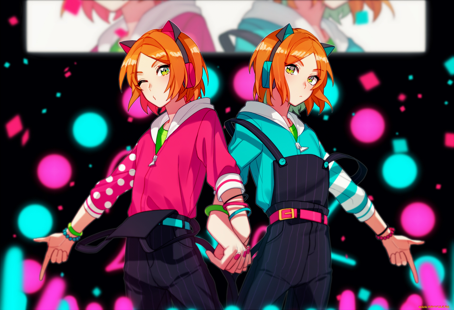 аниме, ensemble, stars, двое