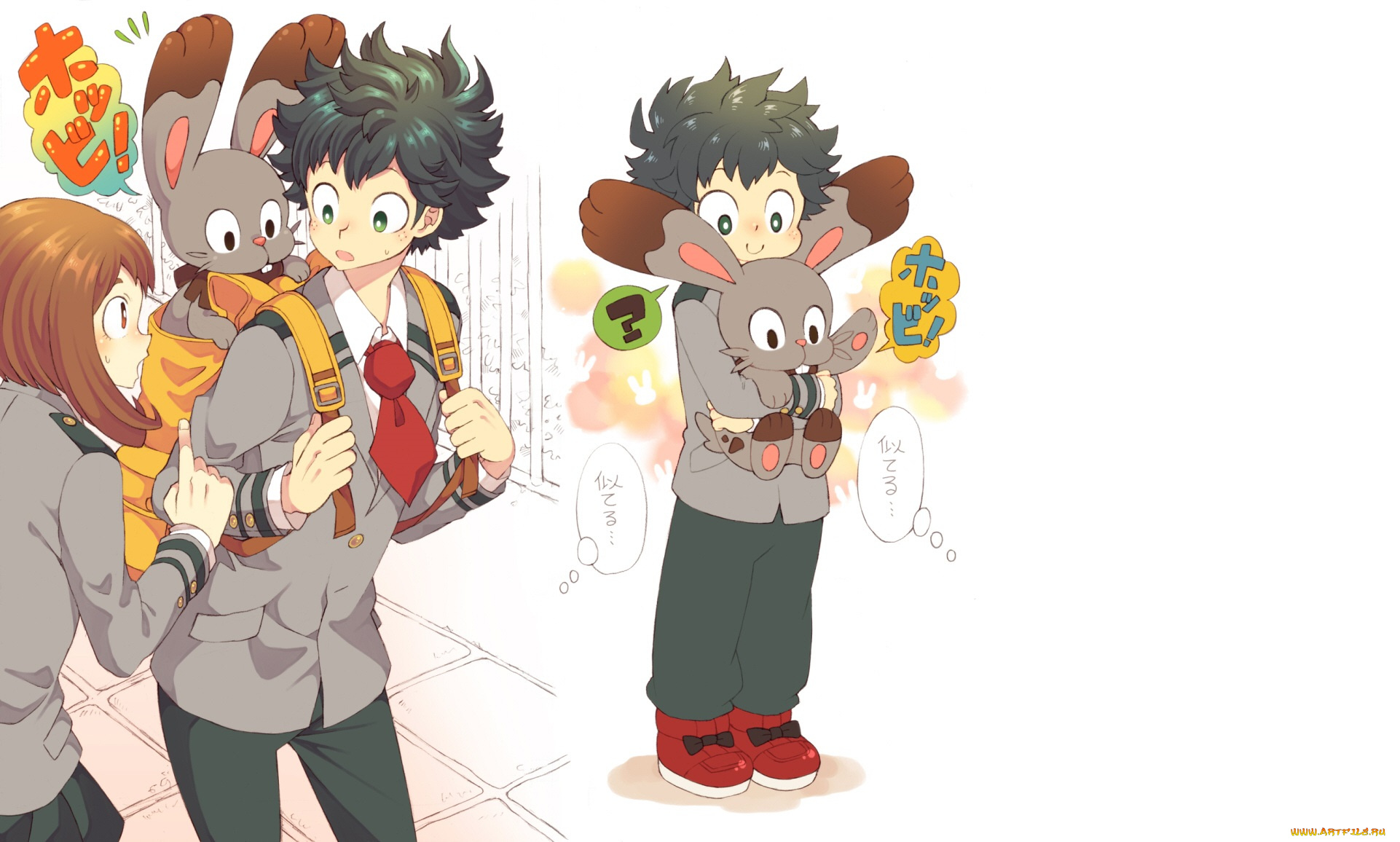 аниме, boku, no, hero, academia, моя, геройская, академия