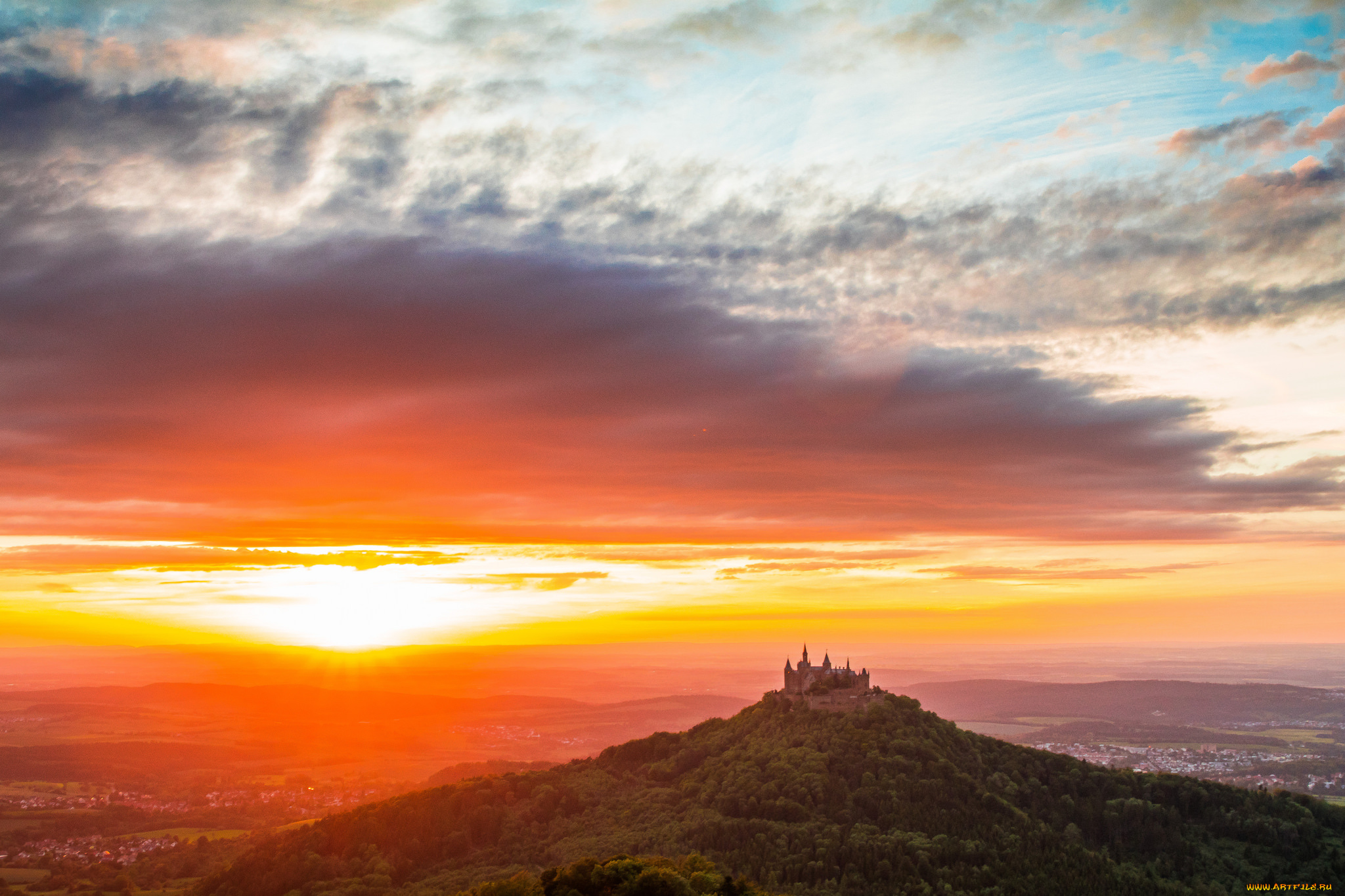 природа, восходы, закаты, закат