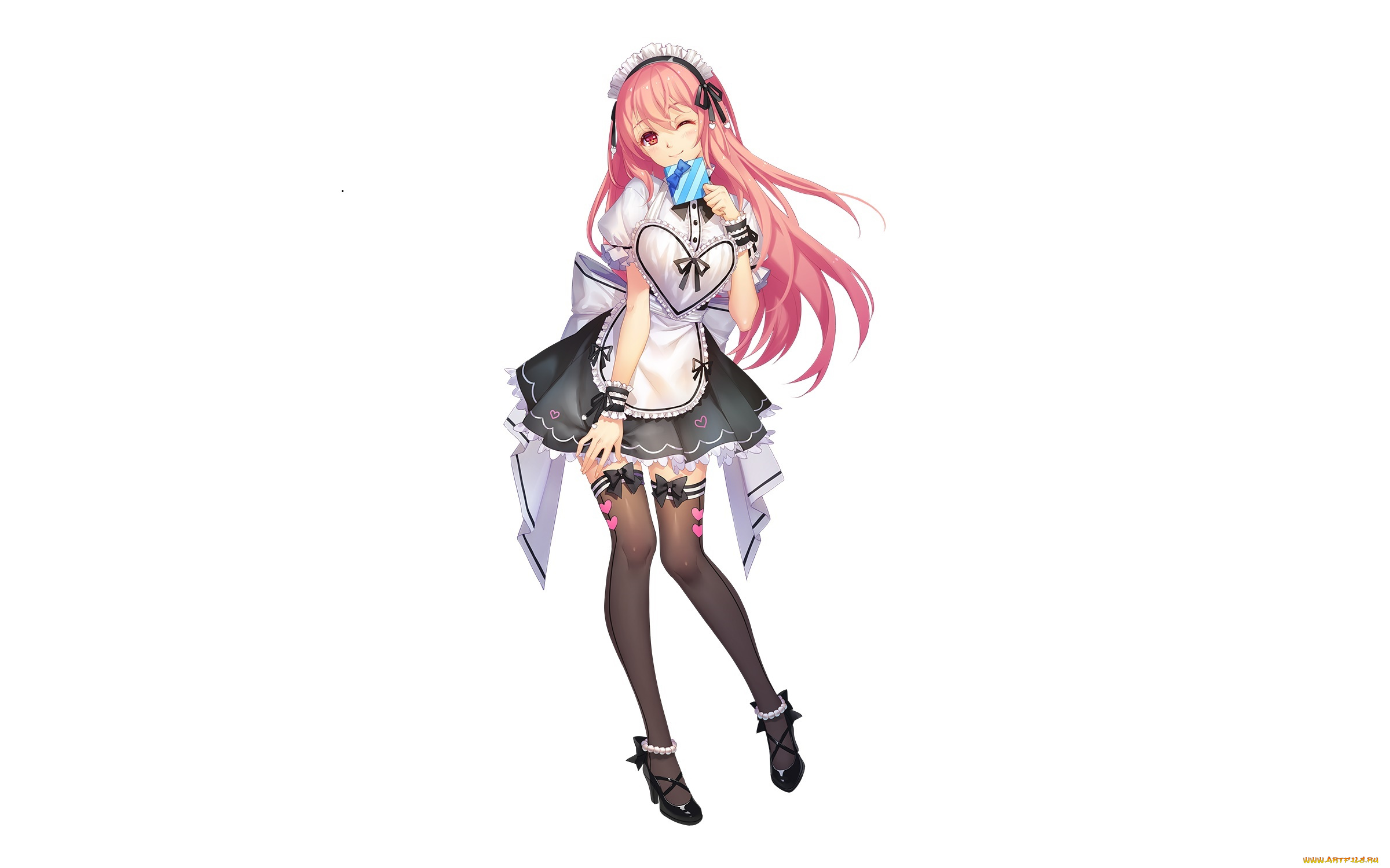 аниме, unknown, , другое, взгляд, девушка, фон