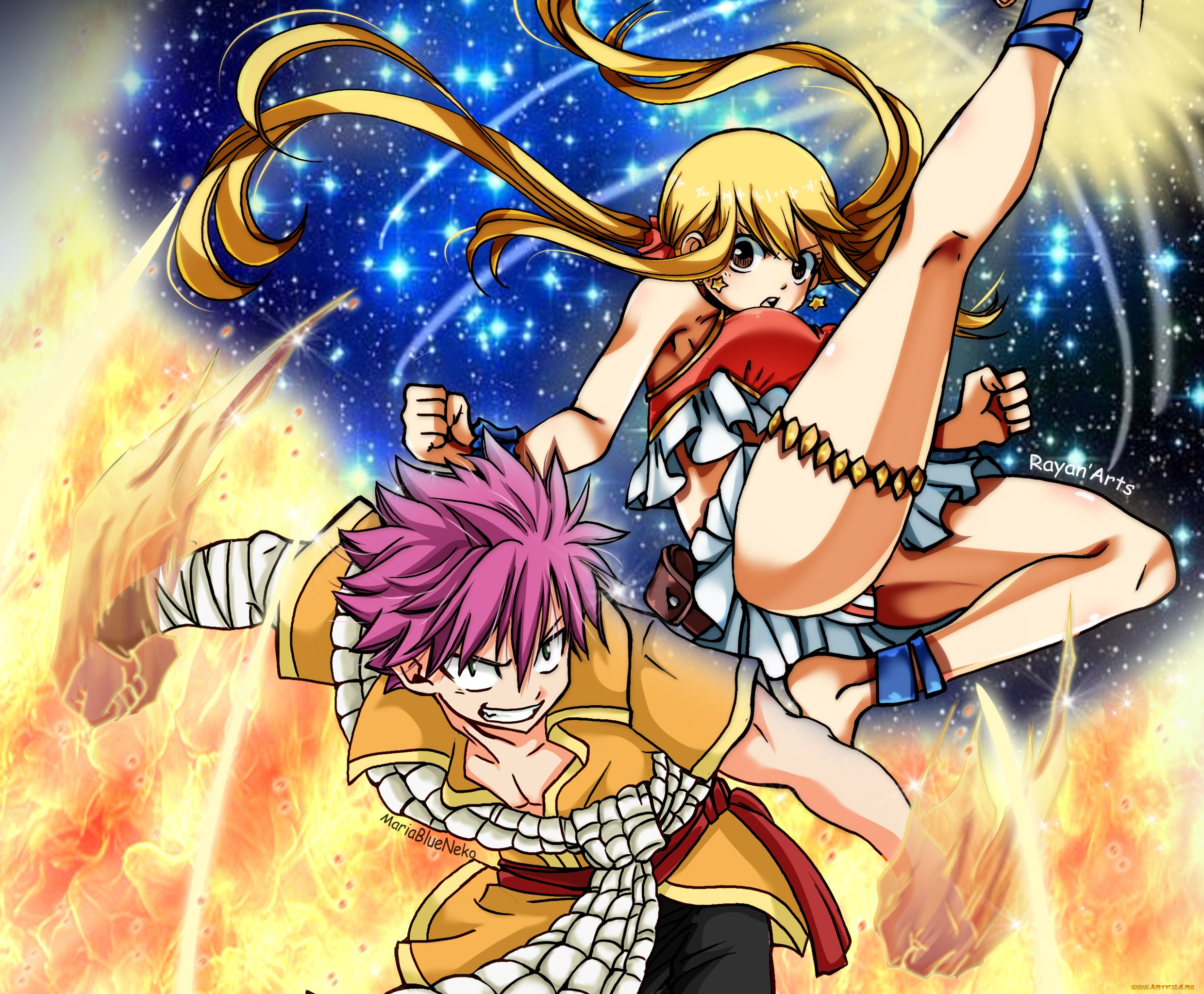 аниме, fairy, tail, хвост, феи