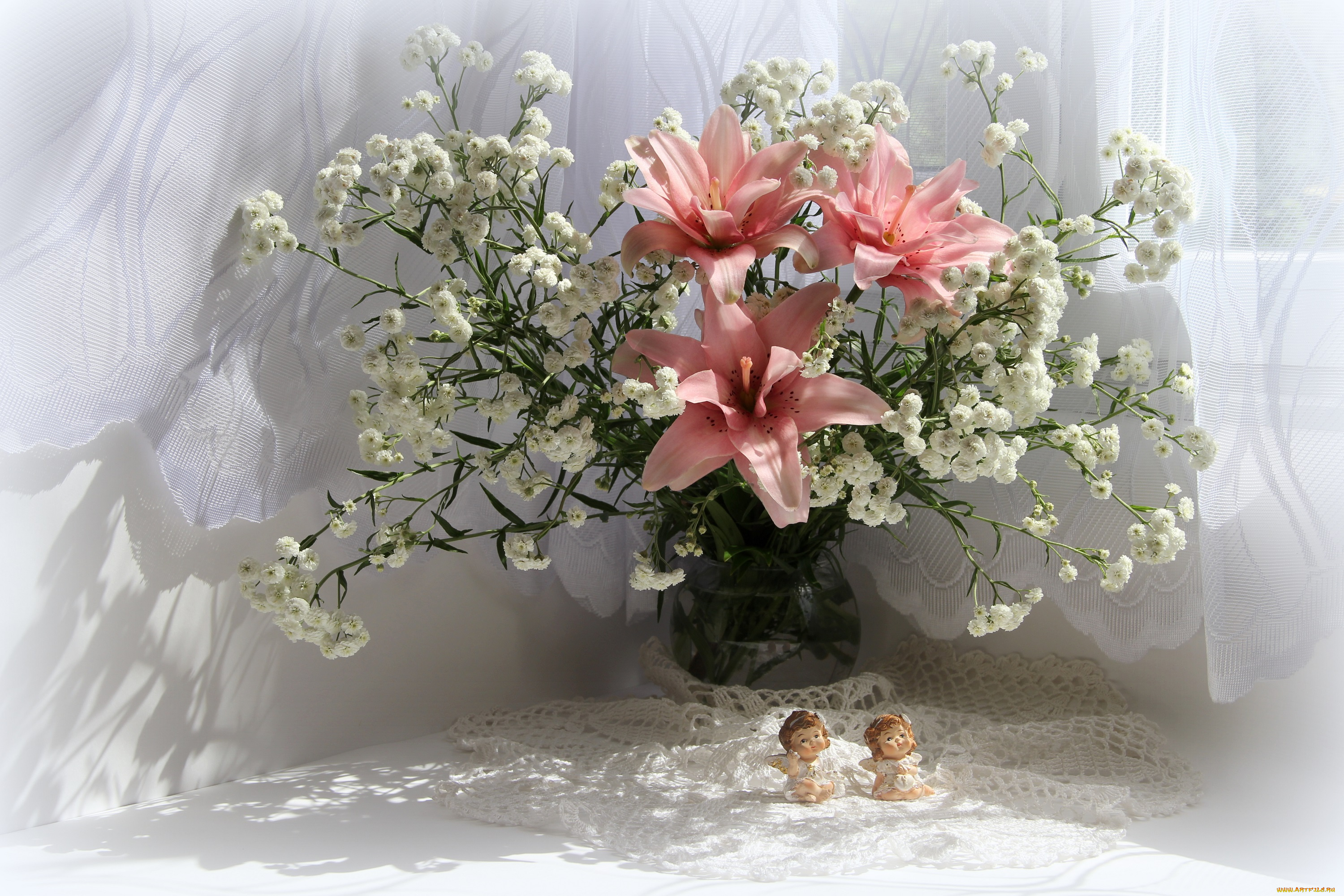 цветы, букеты, , композиции, день, рождения, поздравление, нфд, натюрморты, лилии, композиции