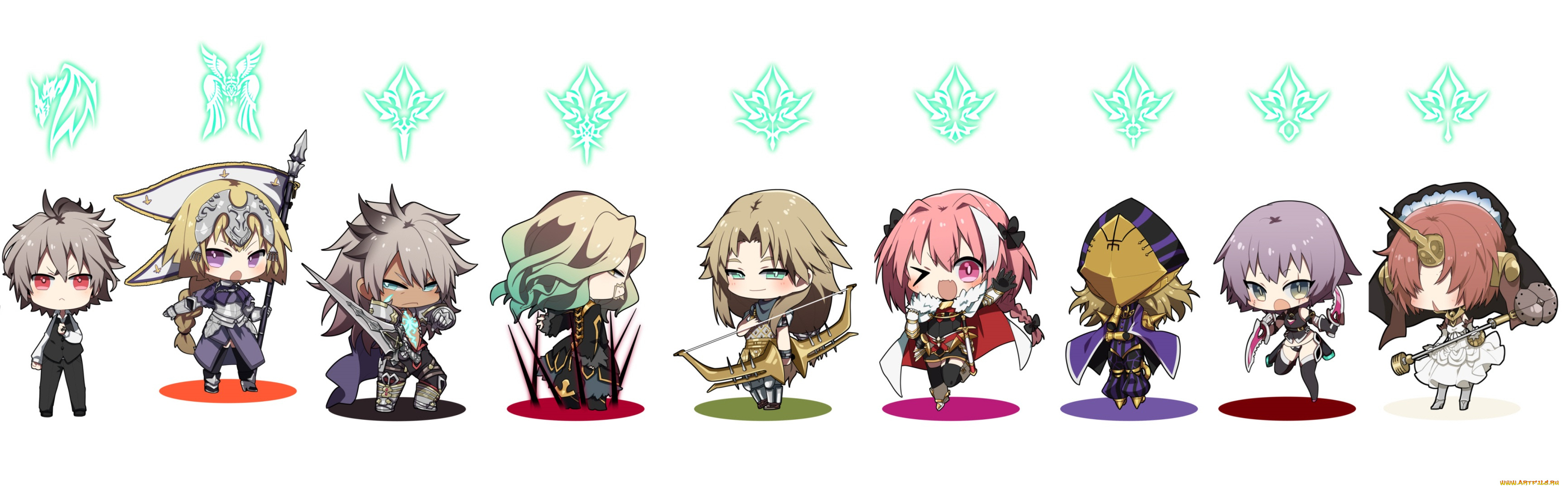 аниме, fate, stay, night, малыши