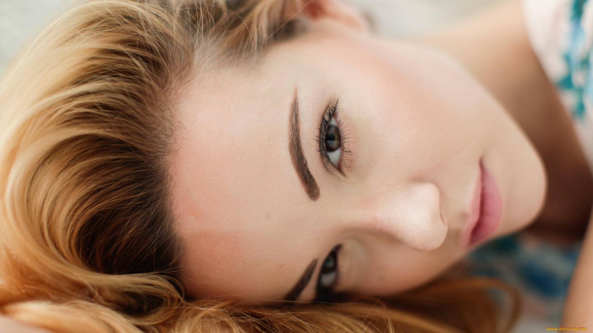 девушки, elizabeth, marxs, взгляд, лицо, блондинка