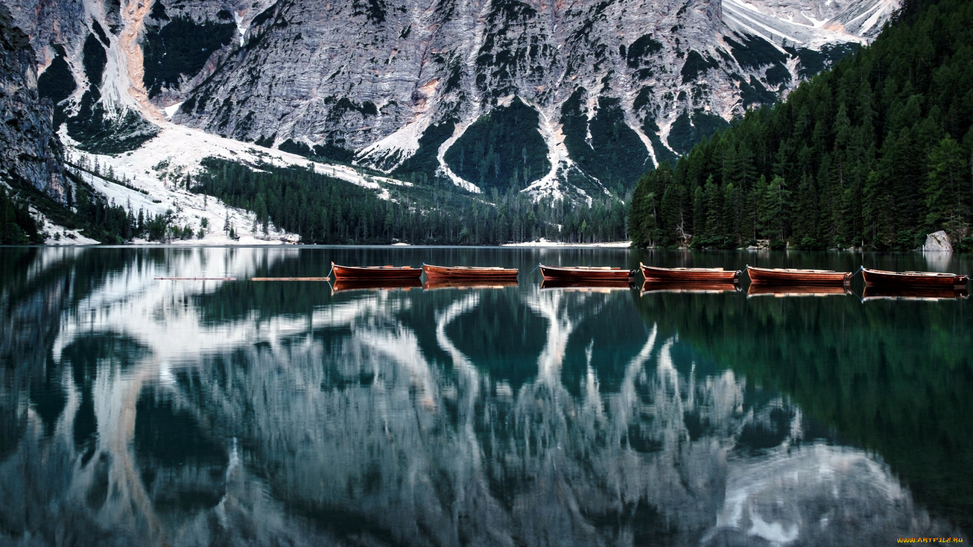 корабли, лодки, , шлюпки, озеро, горы