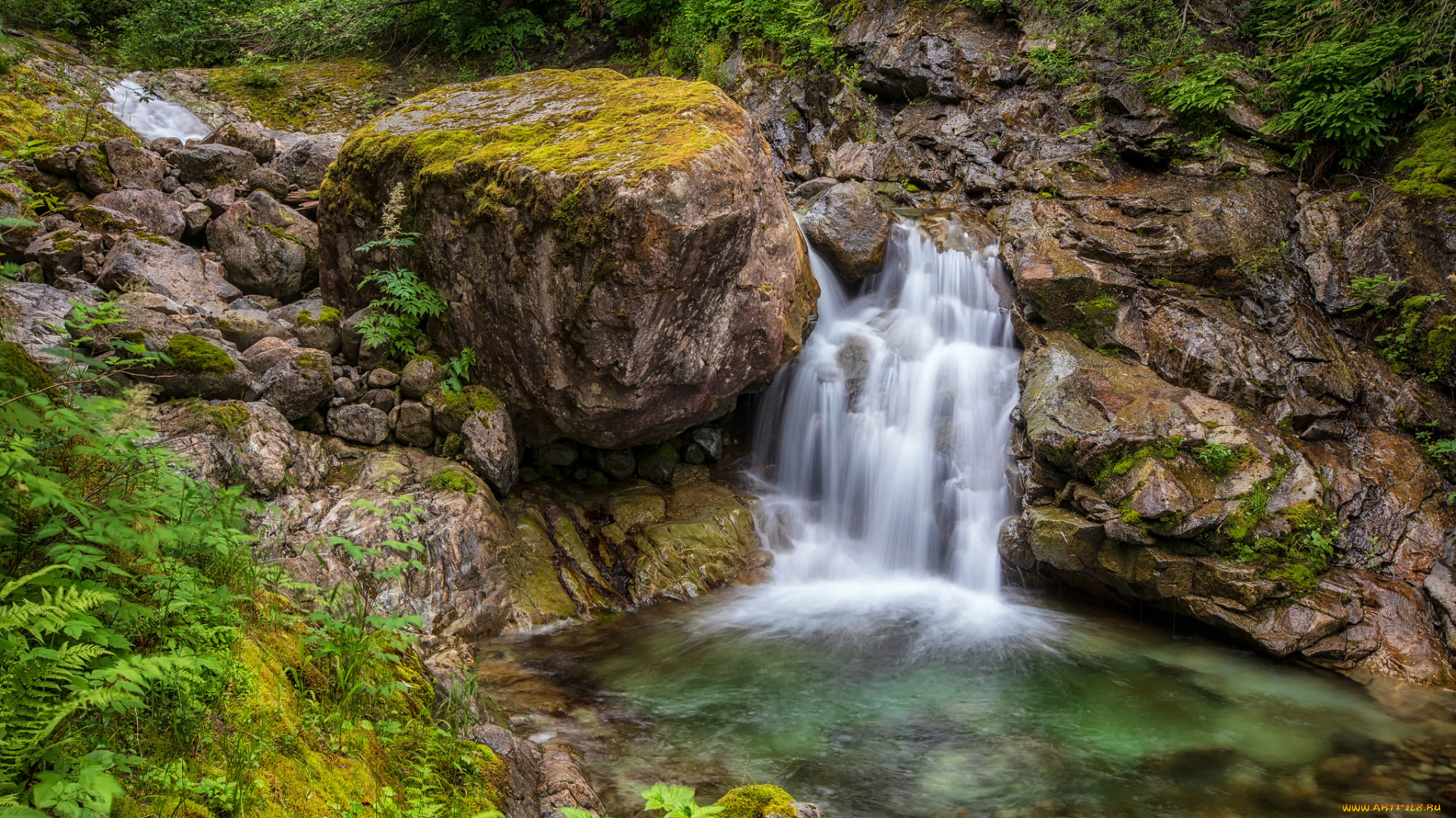 природа, водопады, простор