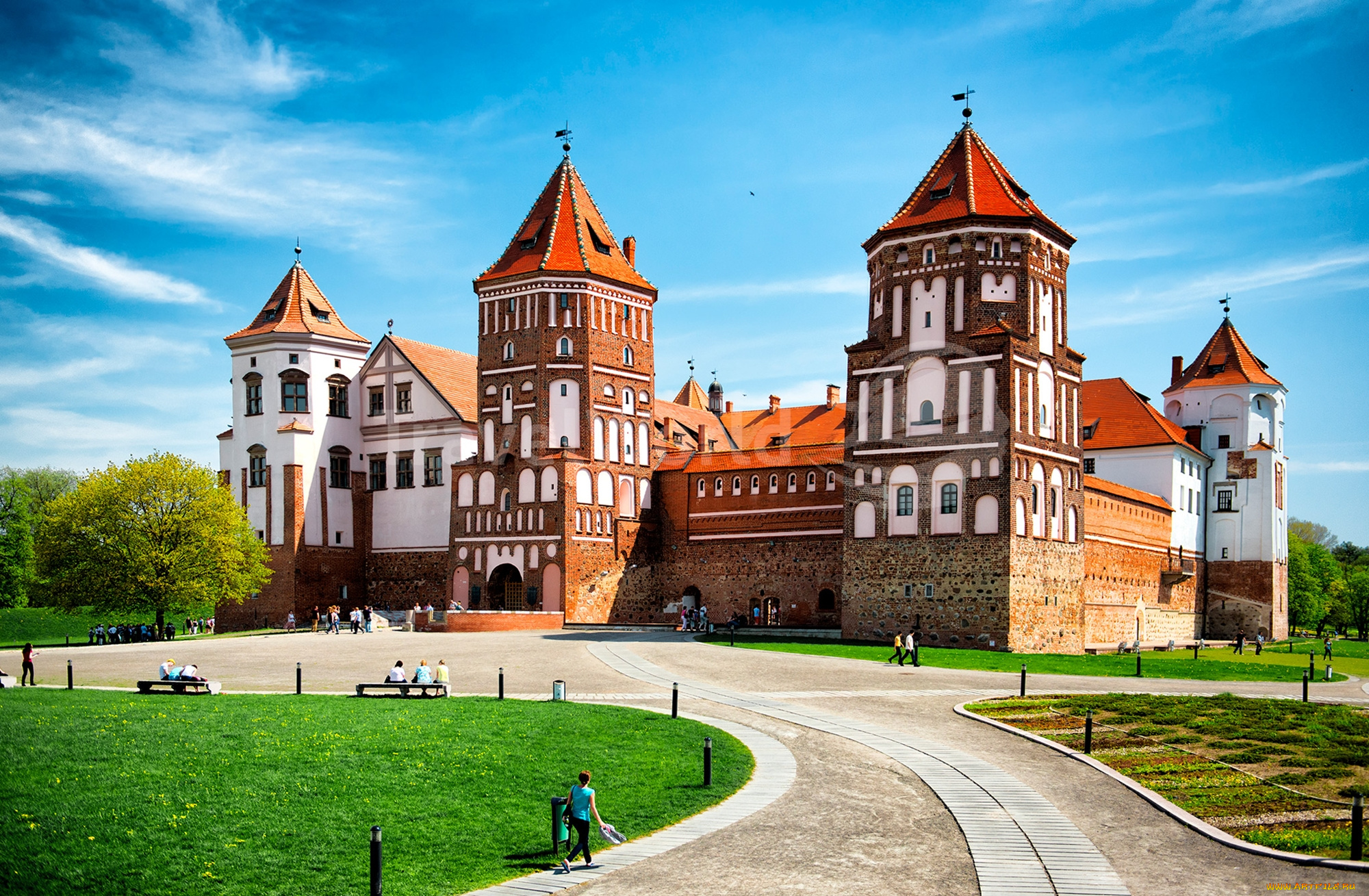 мирский, замок, города, -, дворцы, , замки, , крепости, беларусь, здание, замок, мирский