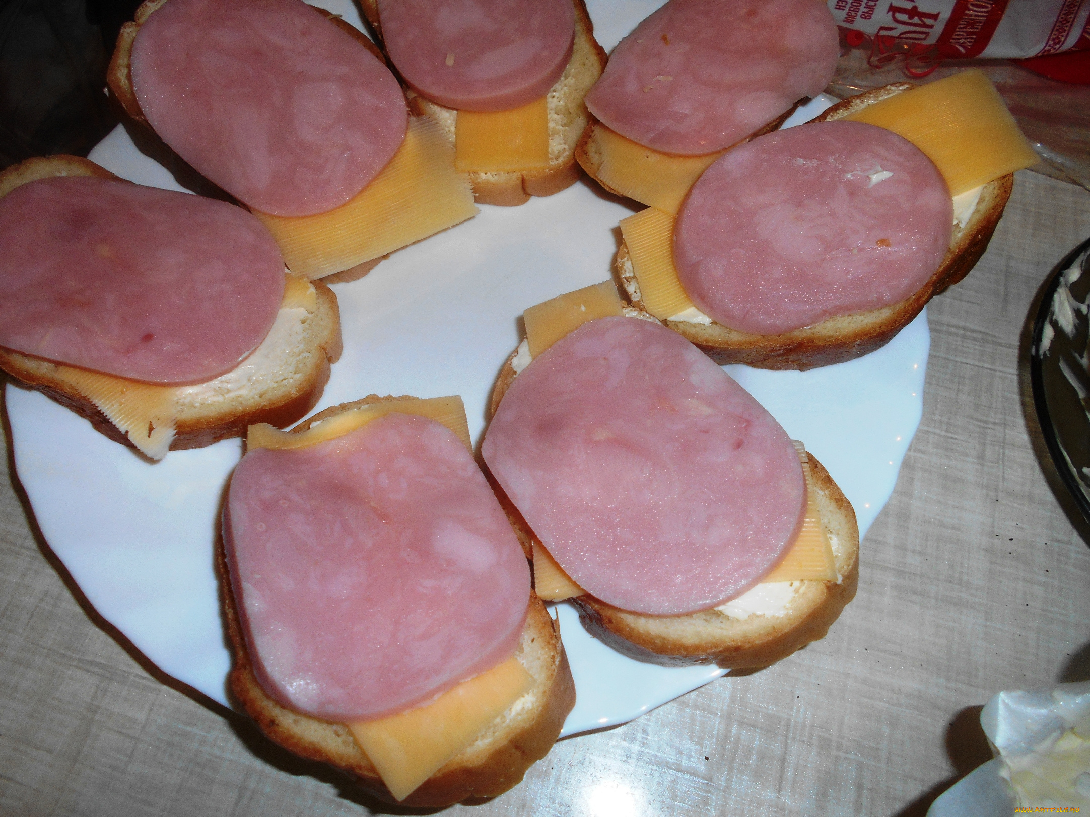 еда, бутерброды, , гамбургеры, , канапе, сыр, колбаса, хлеб