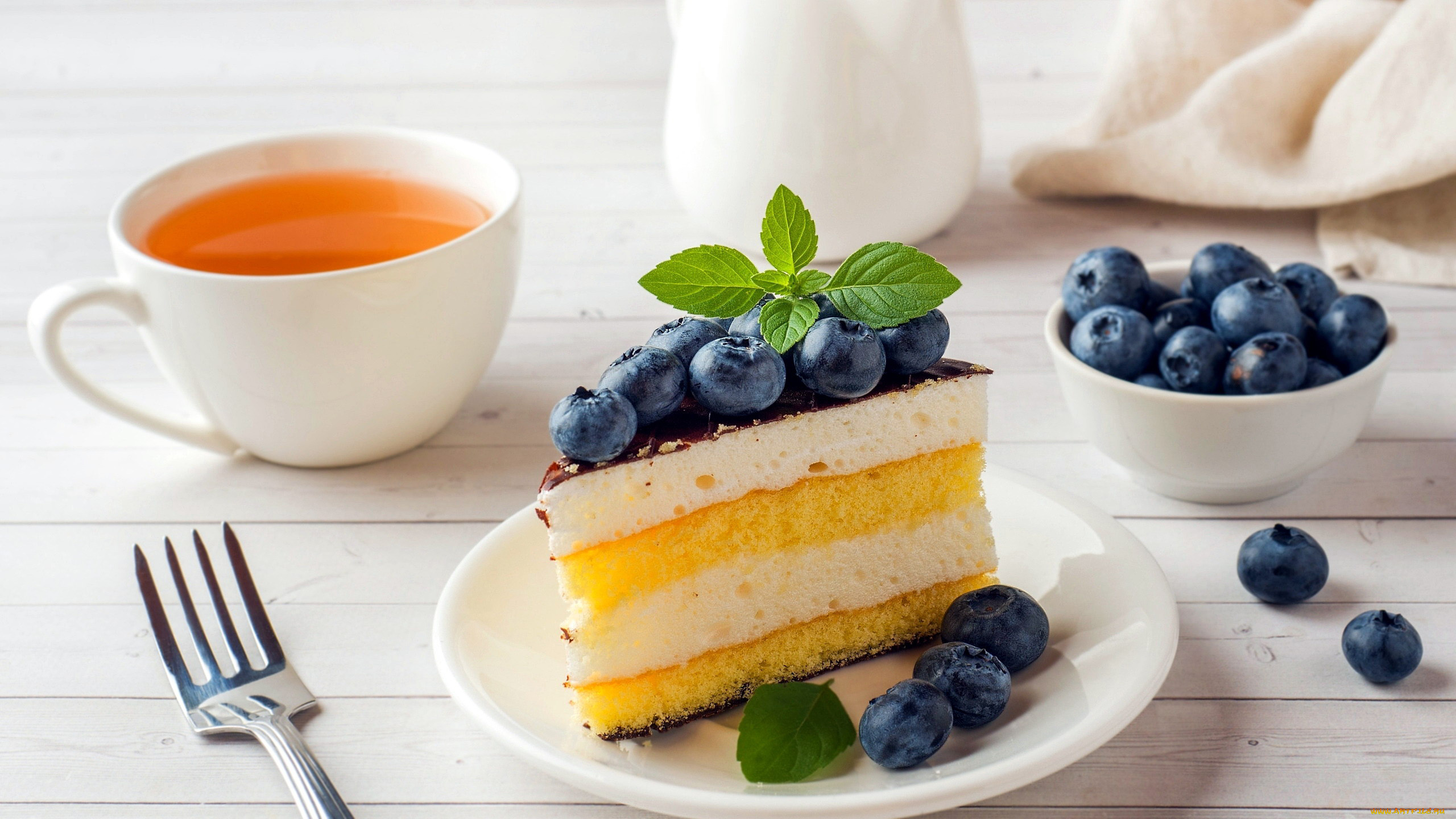 еда, пирожные, , кексы, , печенье, черника, пирожное, мята, чай